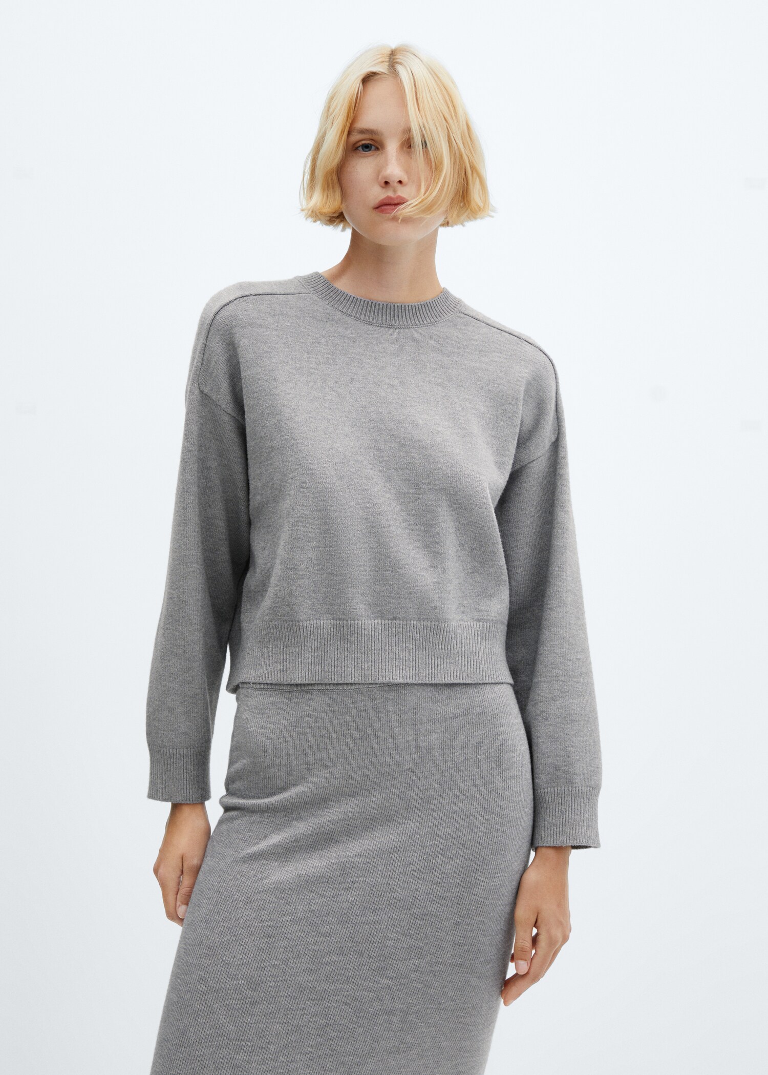 Sweater with decorative seam - Felezősík