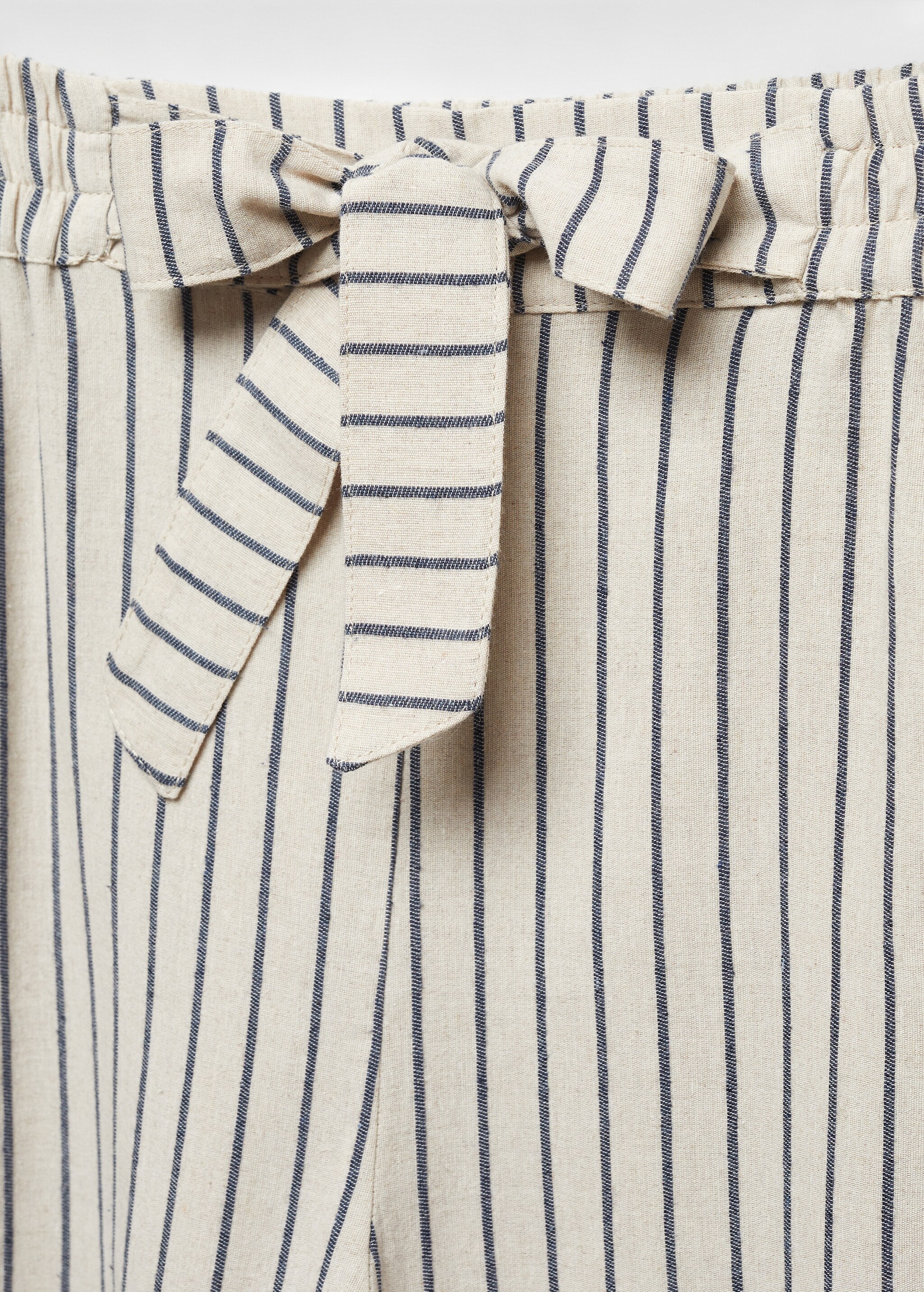 Striped pajama trousers - Details of the article 0