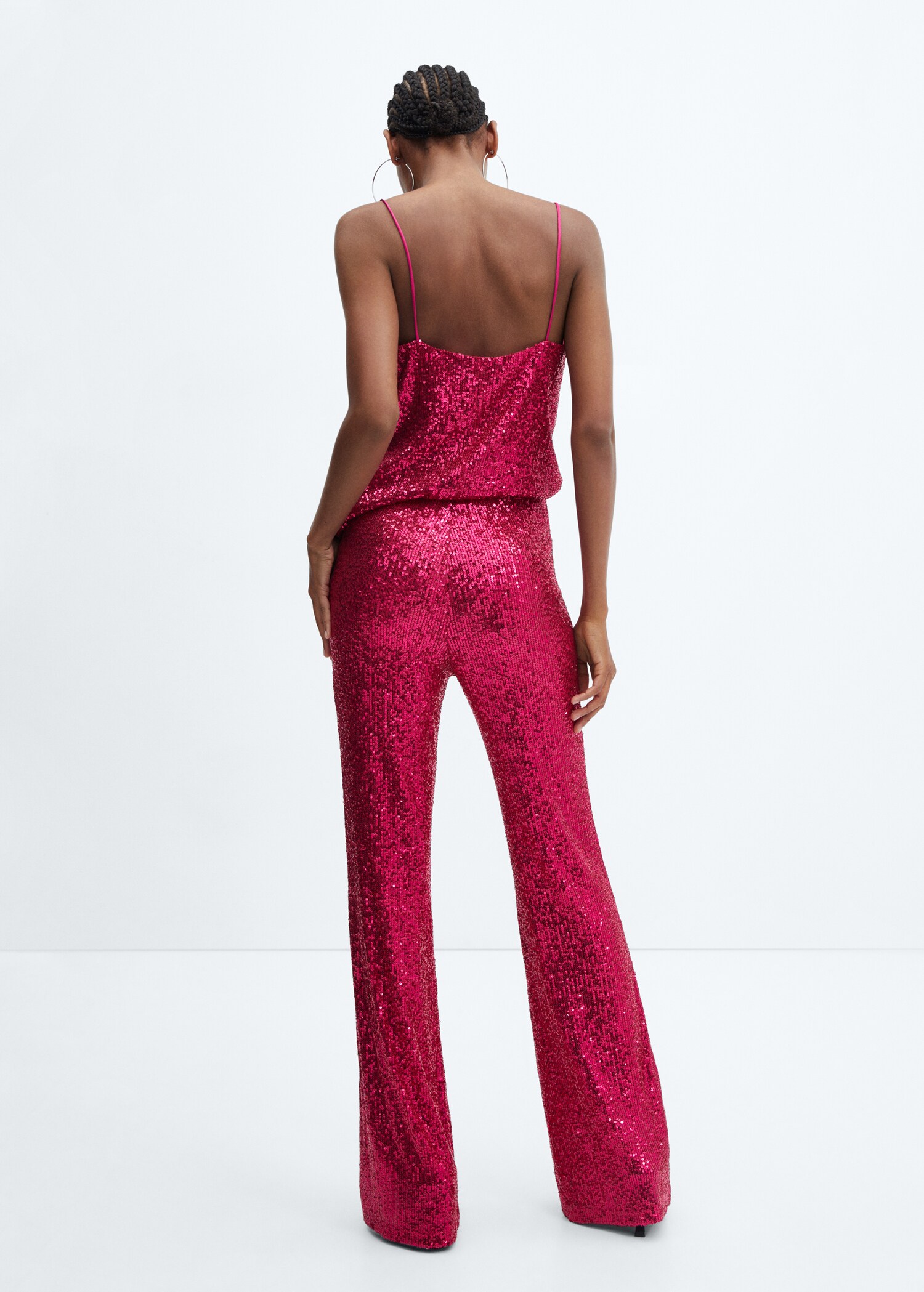Pantalon flare sequins - Verso de l’article