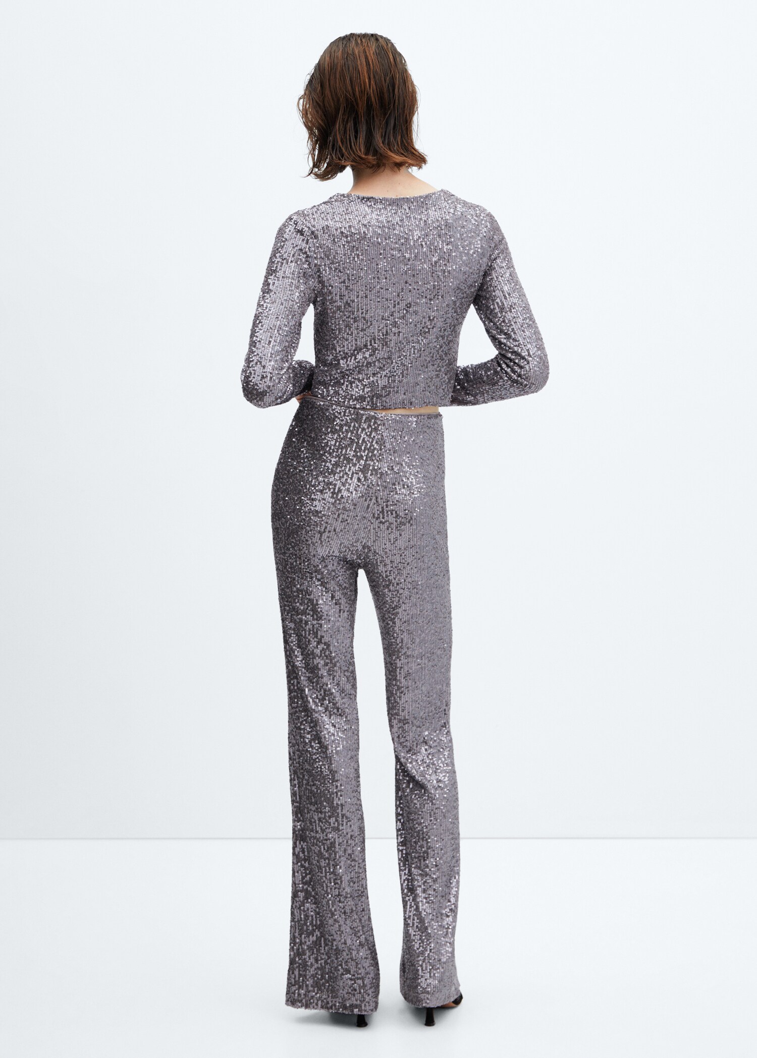 Pantalon flare sequins - Verso de l’article