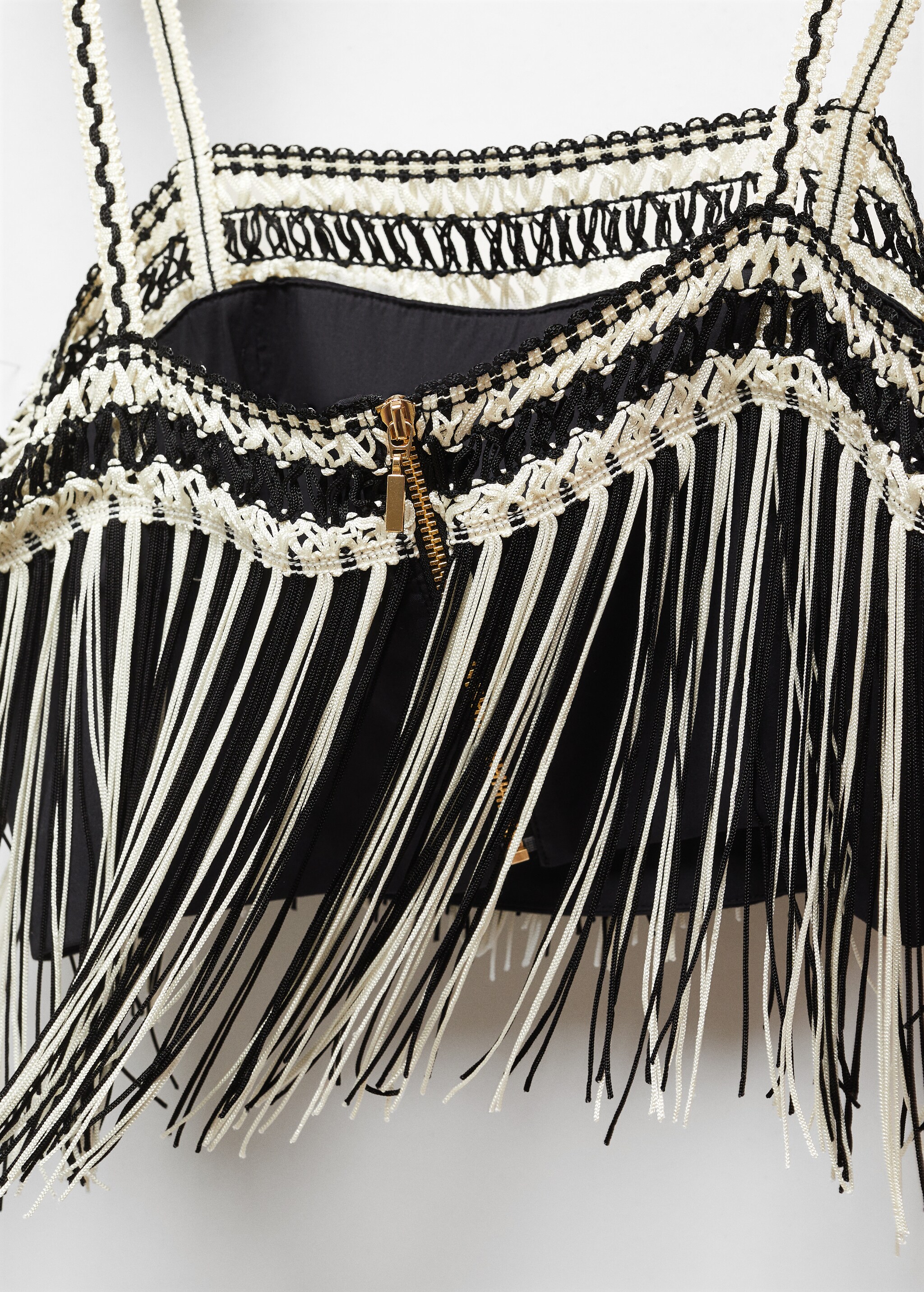 Fringed cropped top - Details of the article 8