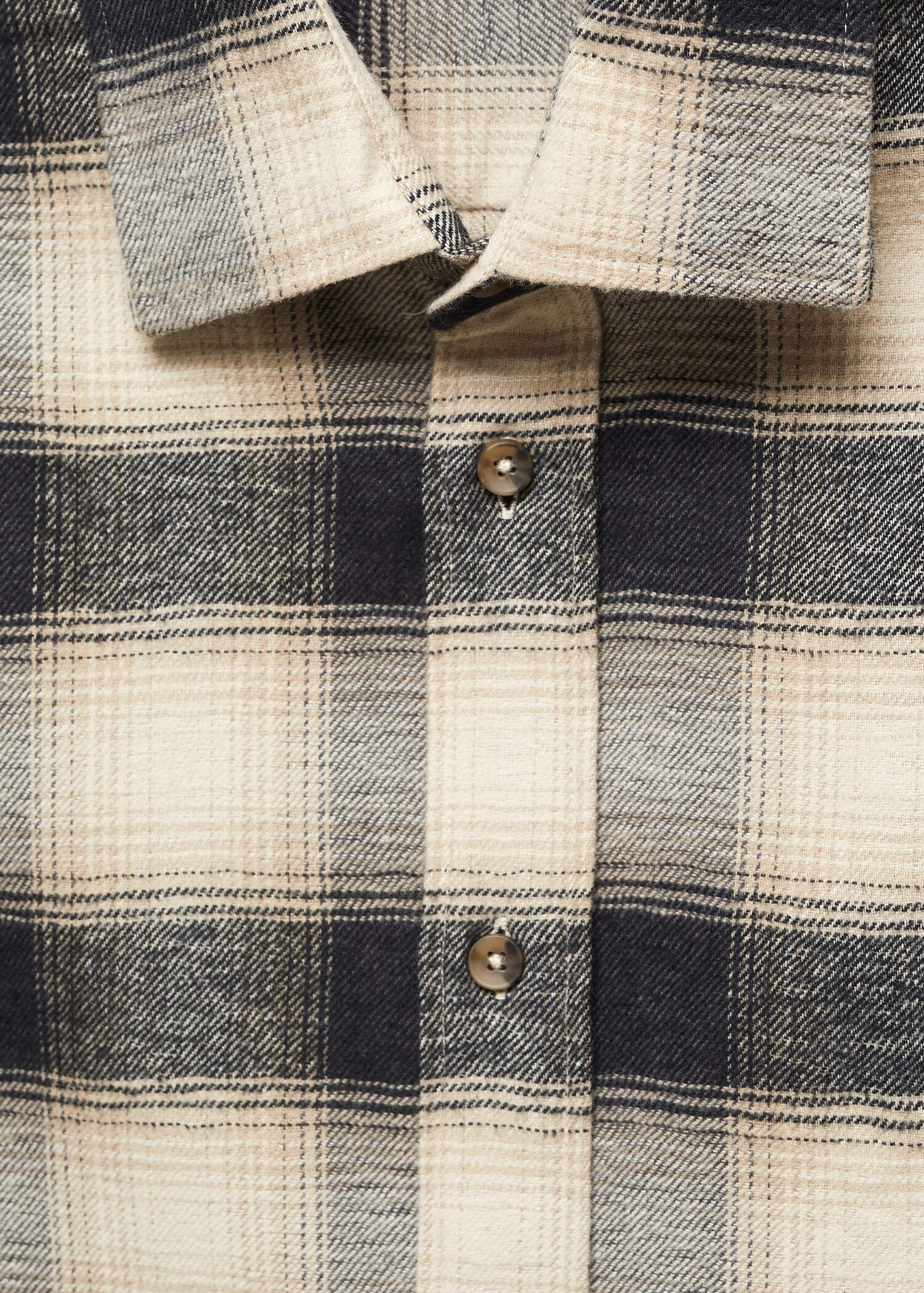 Camisa regular fit algodón cuadros - Detalle del artículo 8