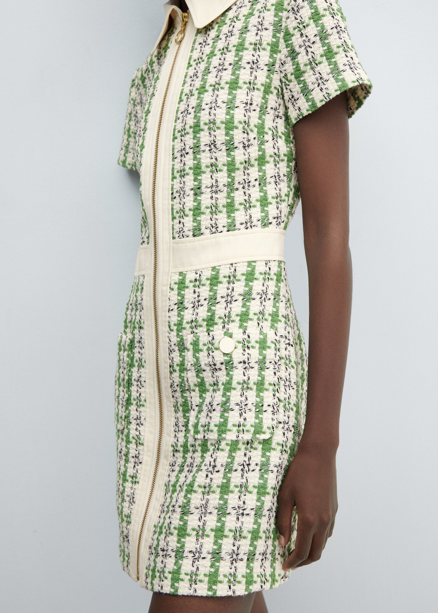 Tweedkleid mit Reißverschluss - Detail des Artikels 6