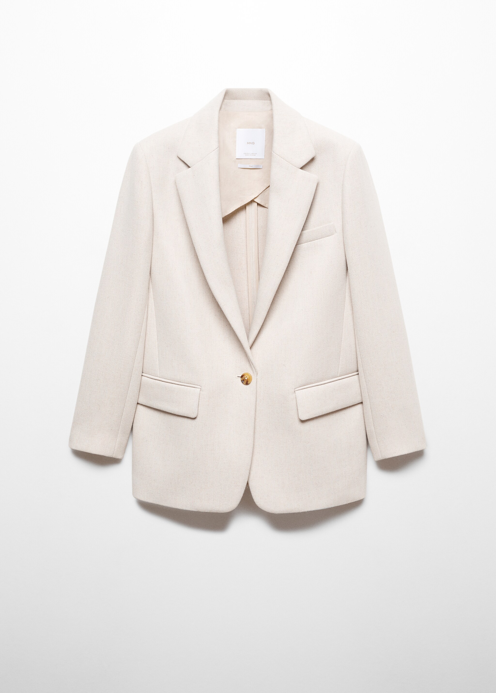 Structured wool blazer - Article without model
