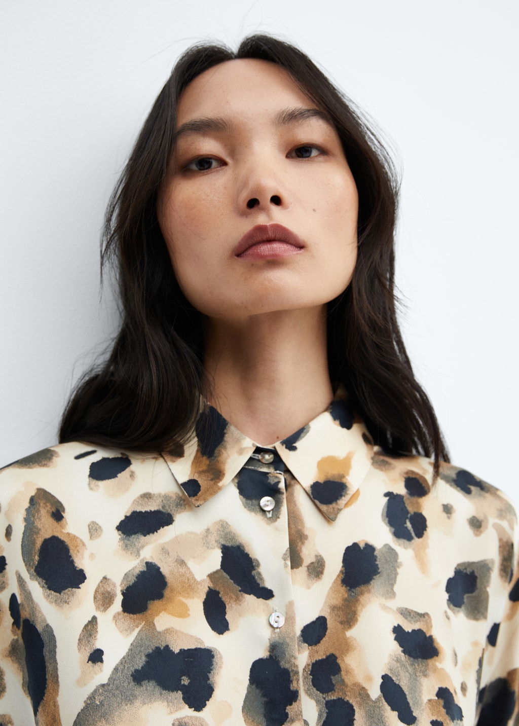 Camisa leopardo mango new arrivals