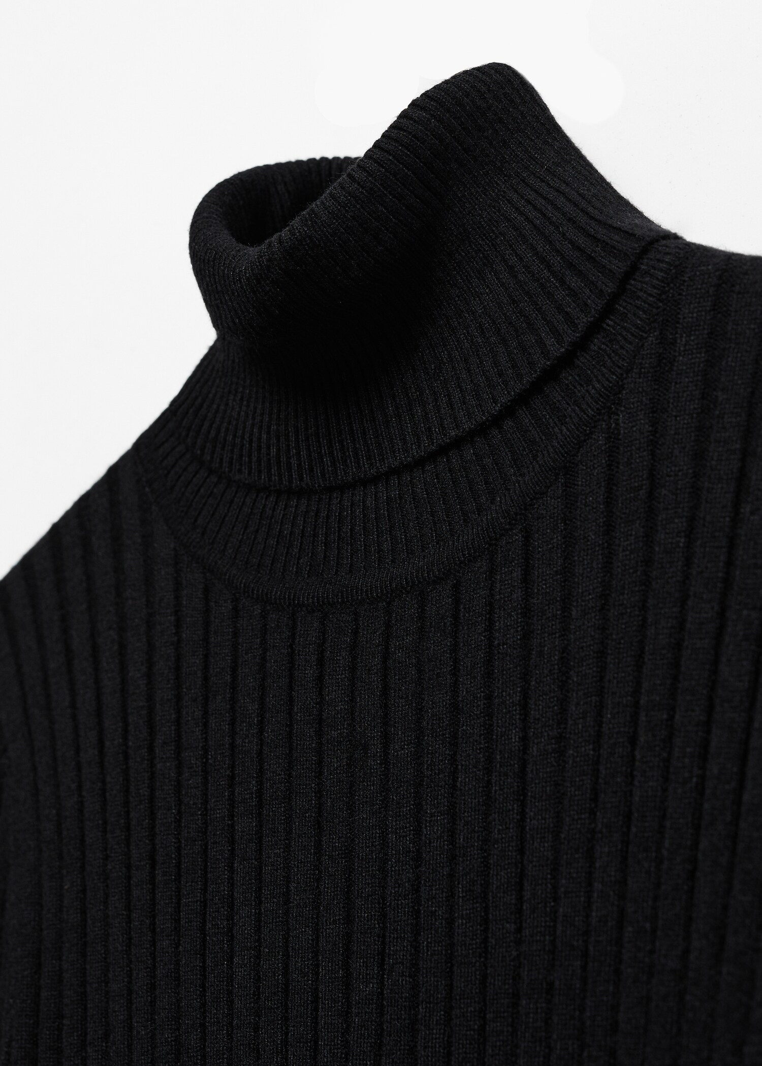 Vestito midi a coste collo alto - Dettaglio dell'articolo 8