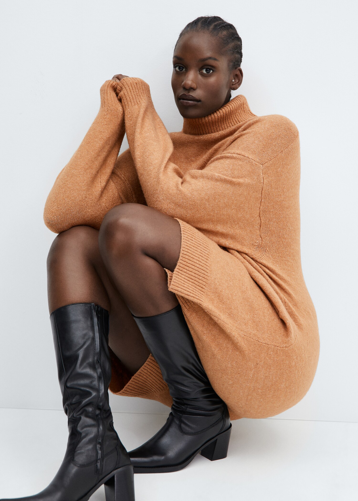 Robe maille col roulé - Détail de l'article 4