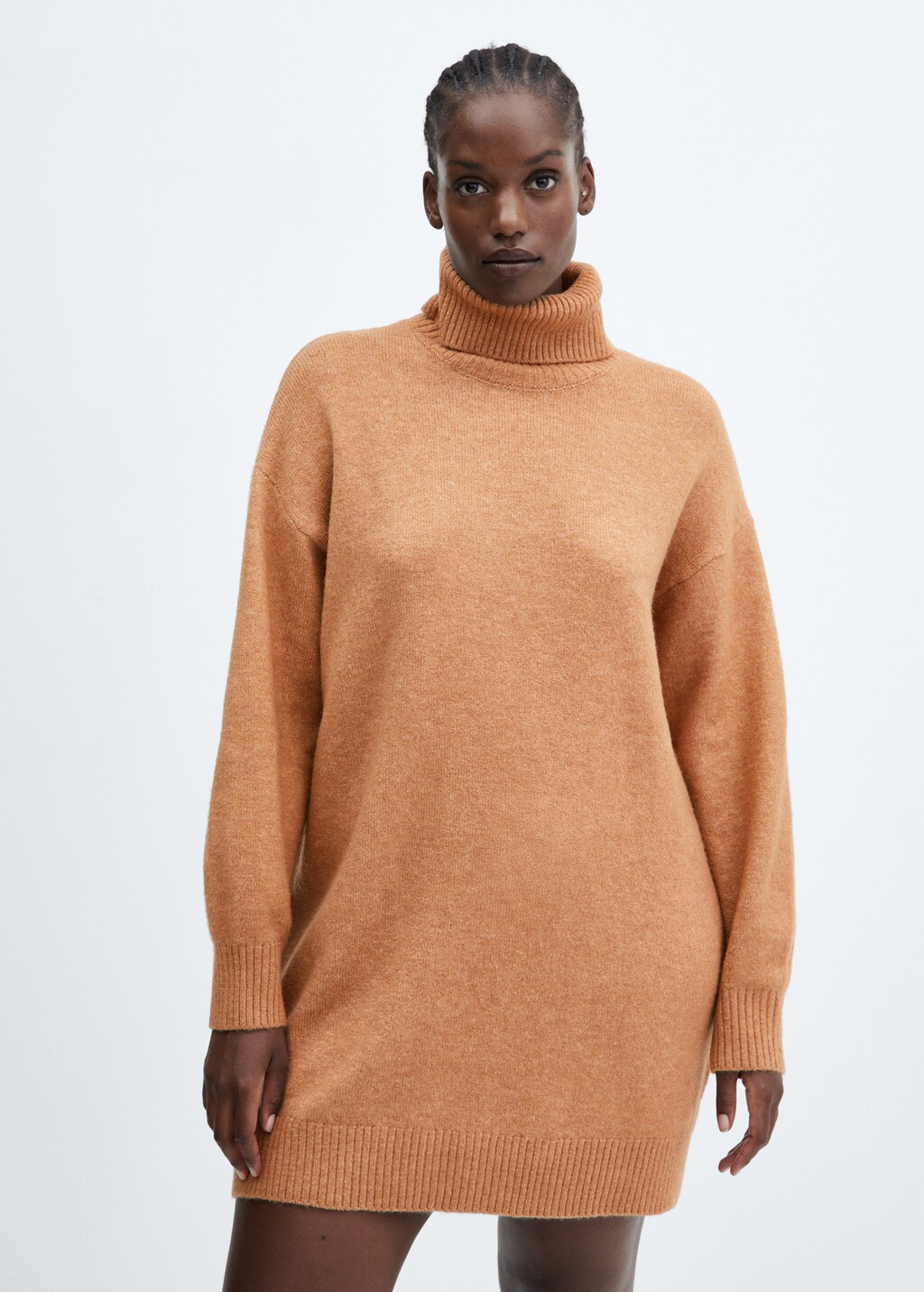 Robe maille col roule Femme MANGO Belgique