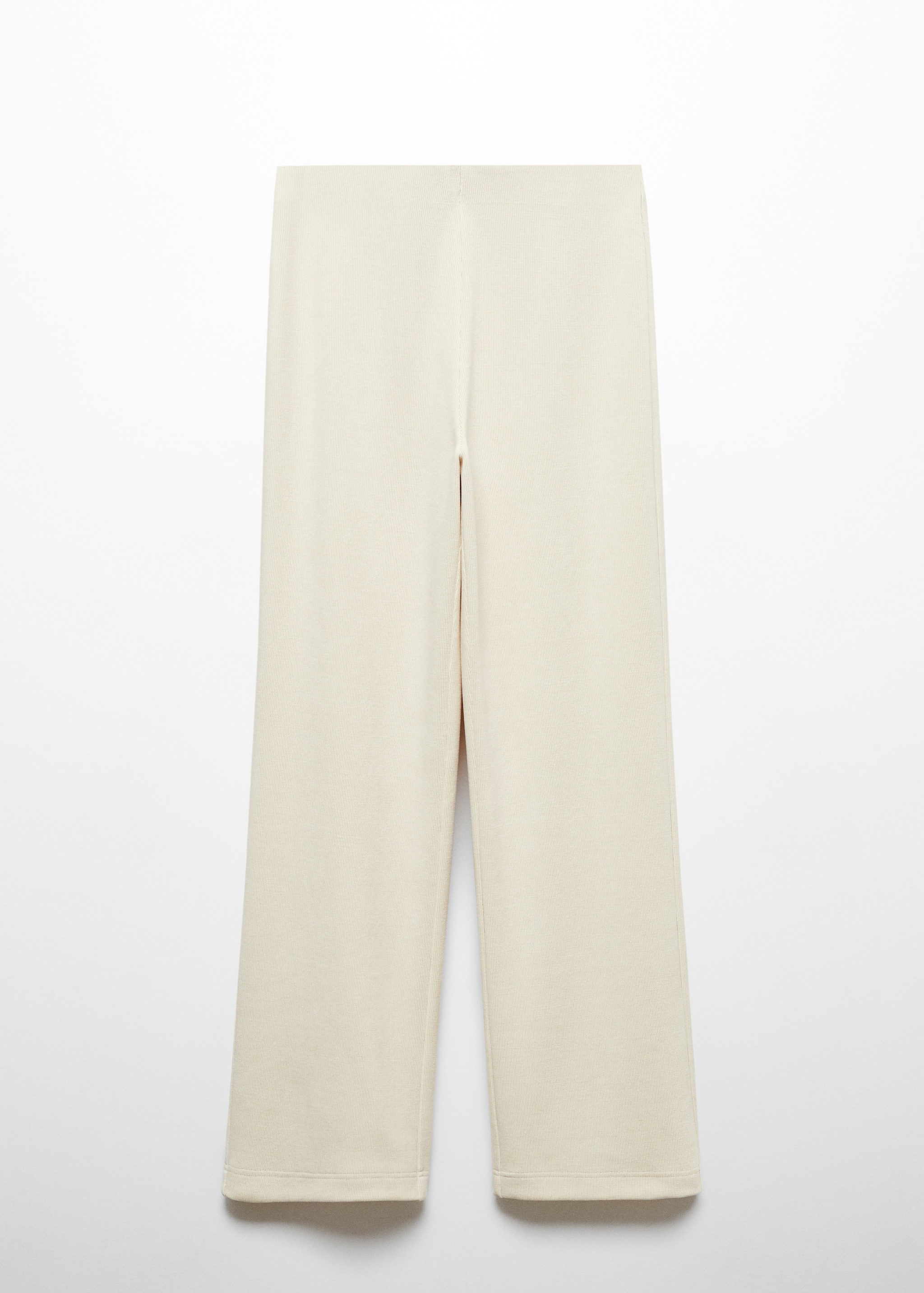 Corduroy trousers with elastic waist - Article without model