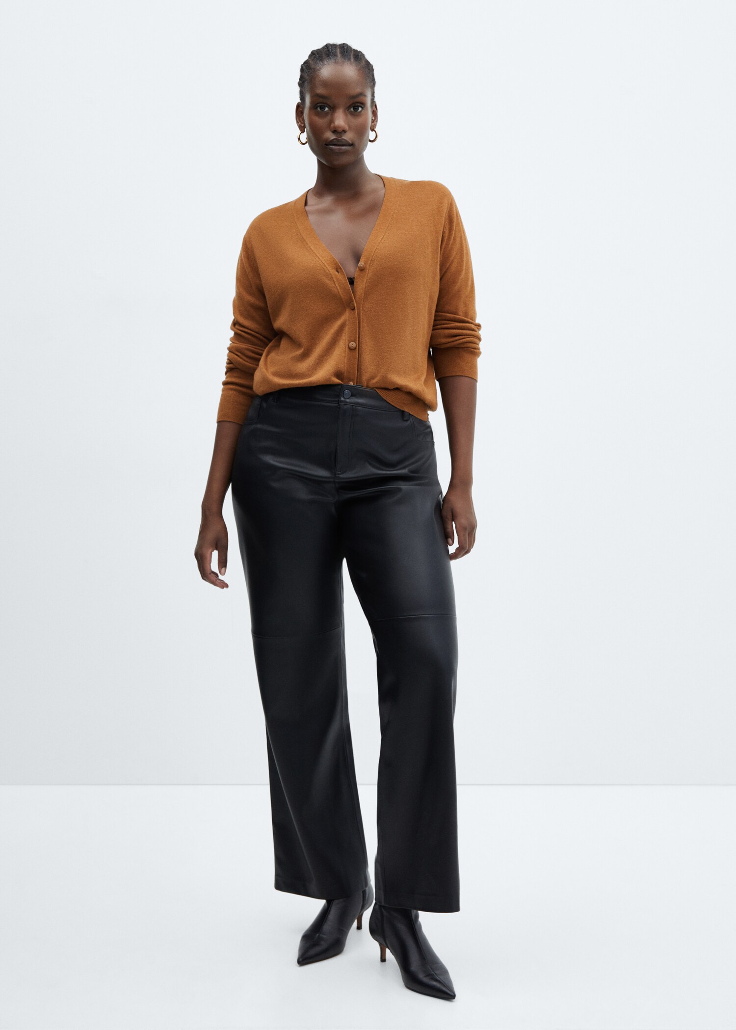 V-neck knit cardigan - Details of the article 3