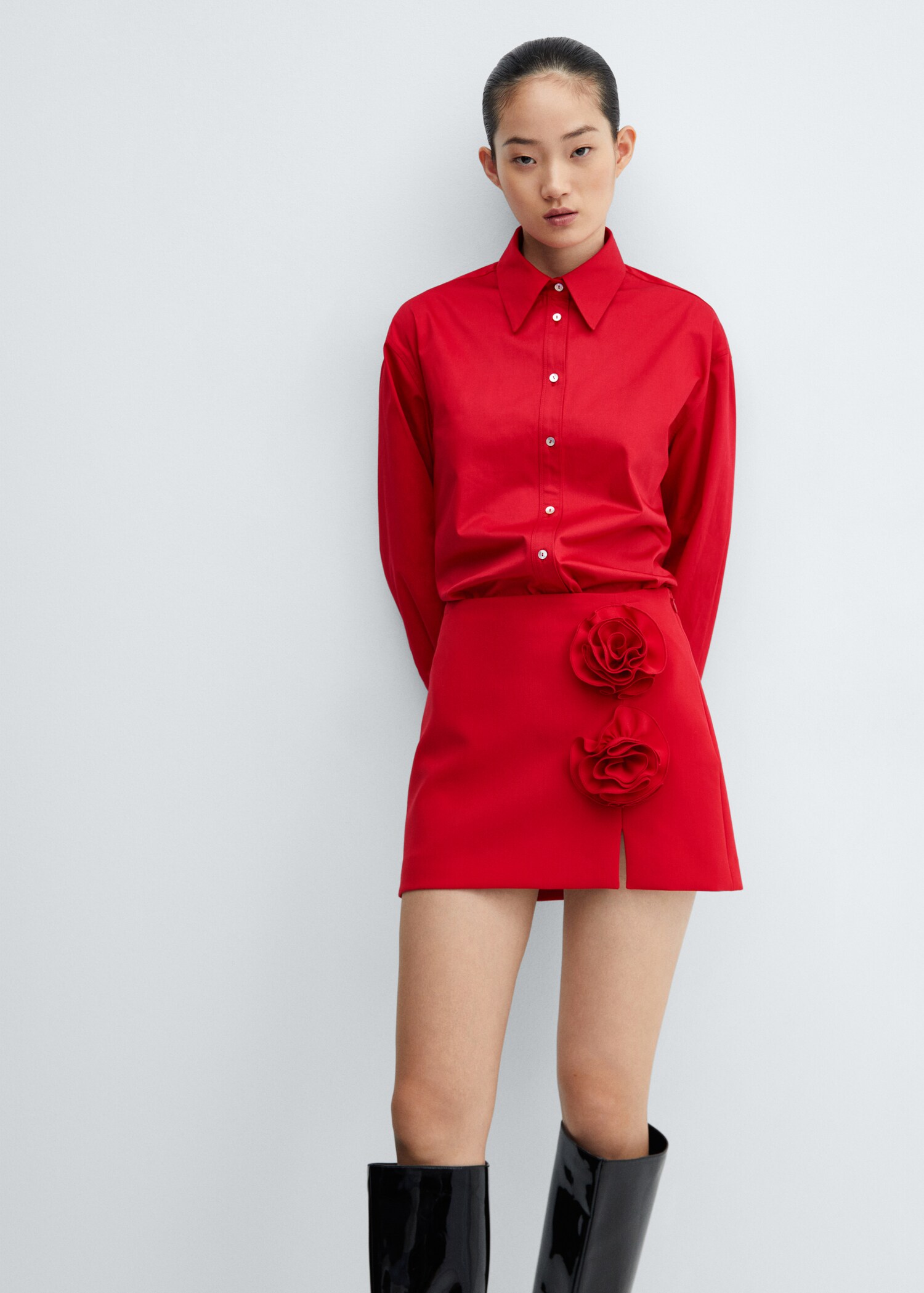 Cotton long shirt - Details of the article 2