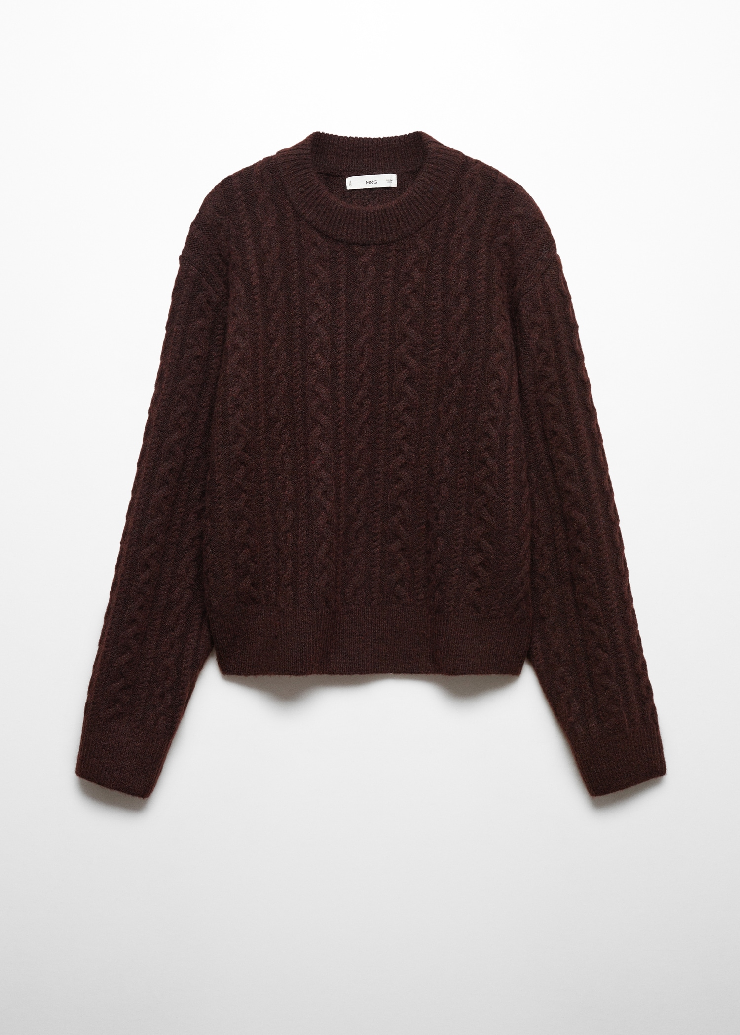 Knitted braided sweater - Article without model