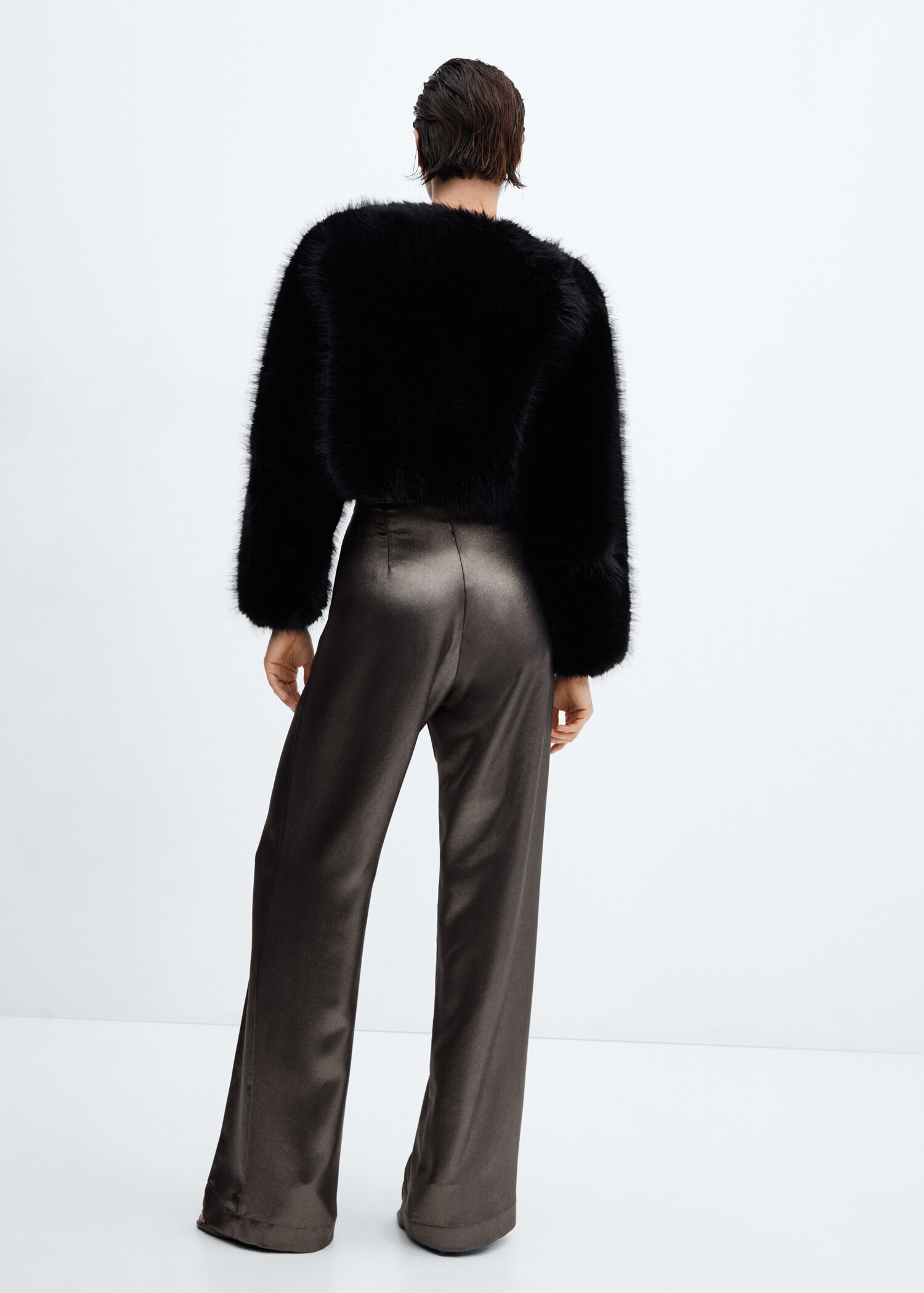 Pantalon effet métallisé - Verso de l’article