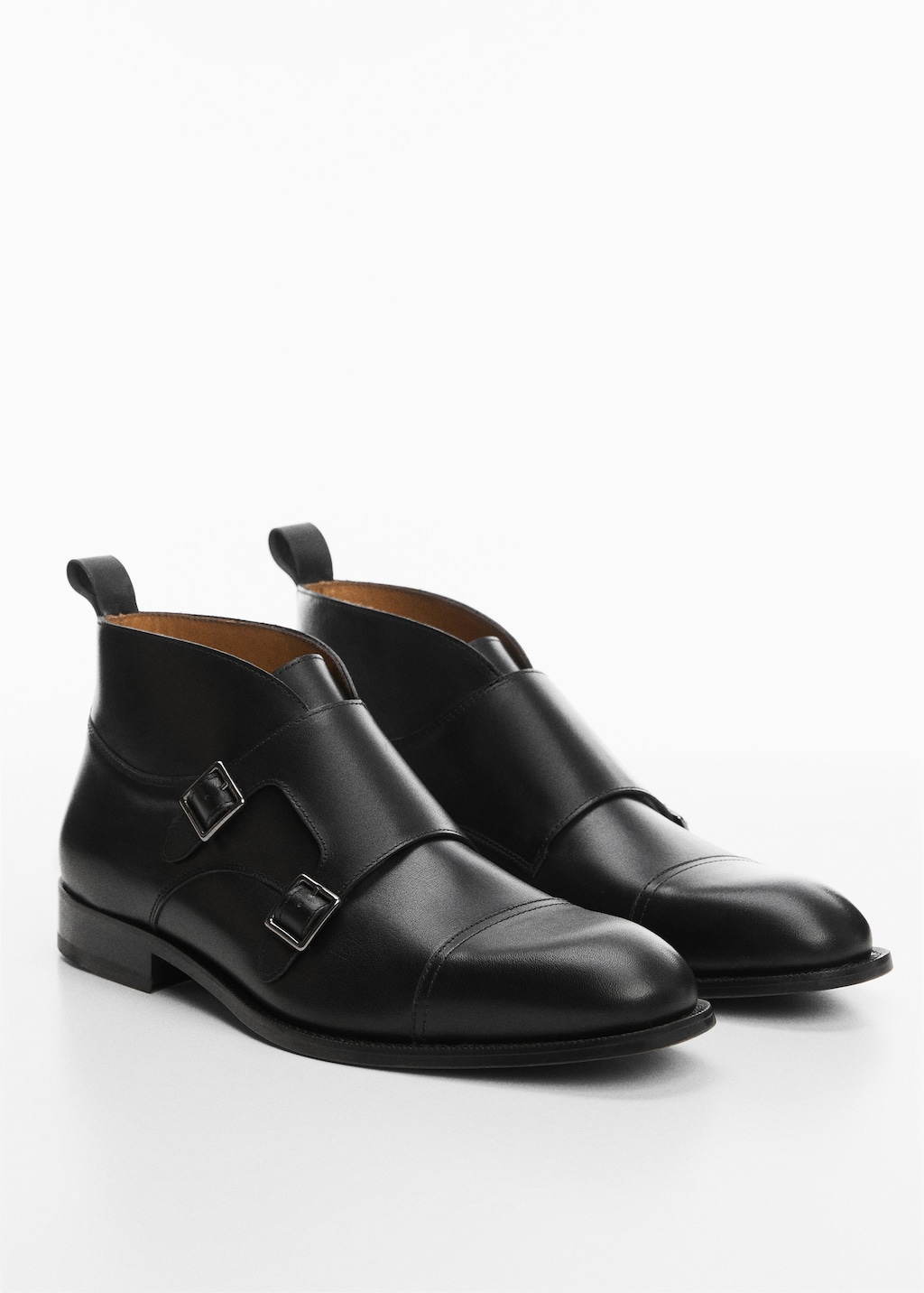 Monk ankle boots with leather buckle Men MANGO Pakistan