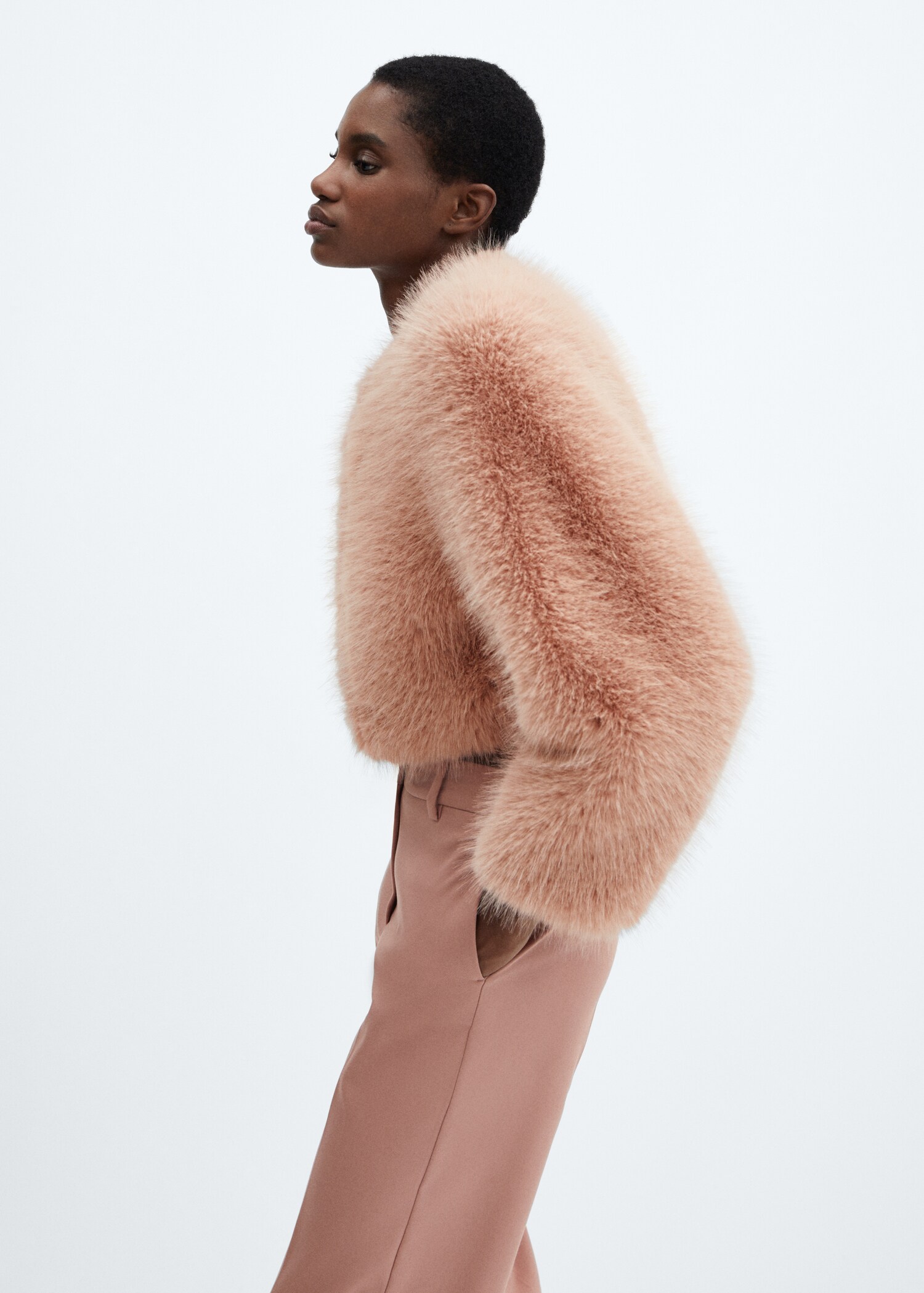Fur effect jacket - Details of the article 1
