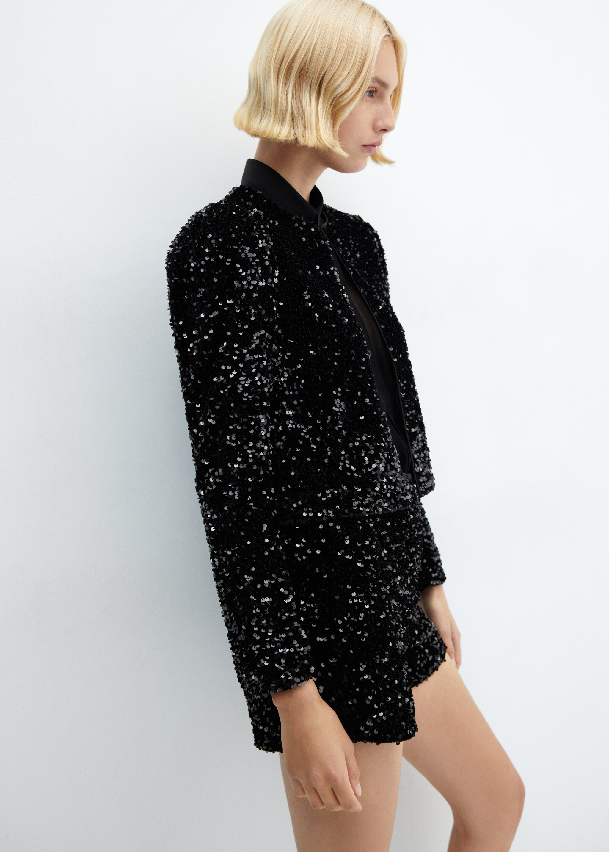 Sequin embroidered jacket - Details of the article 4