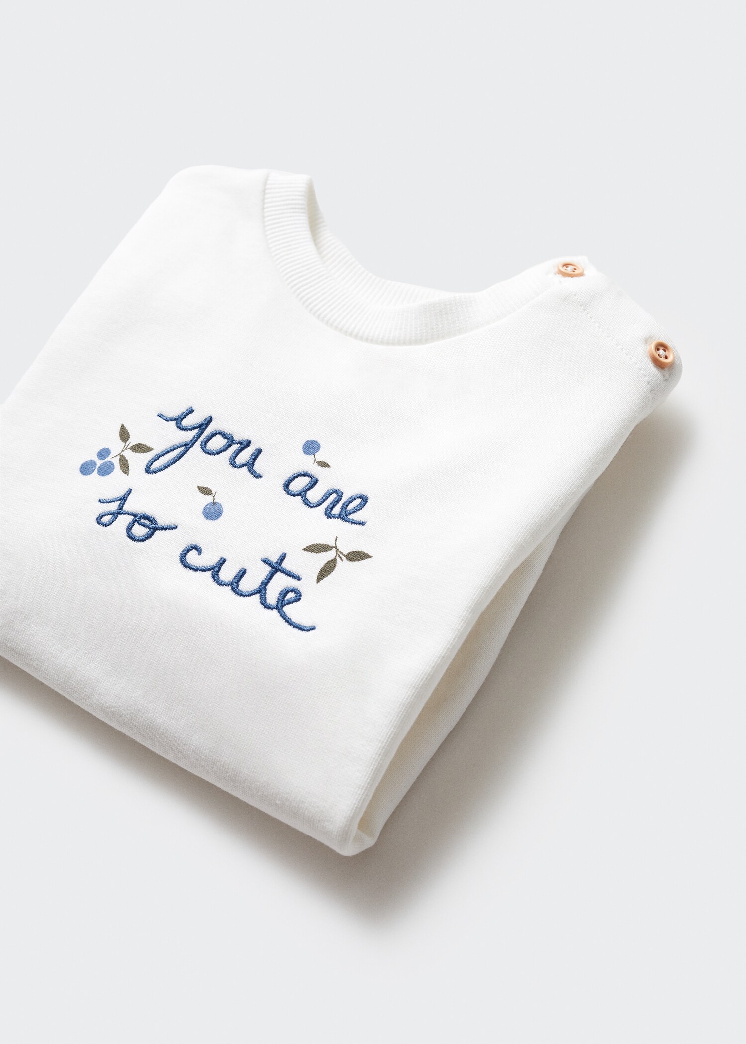 Embroidered message sweatshirt - Details of the article 8