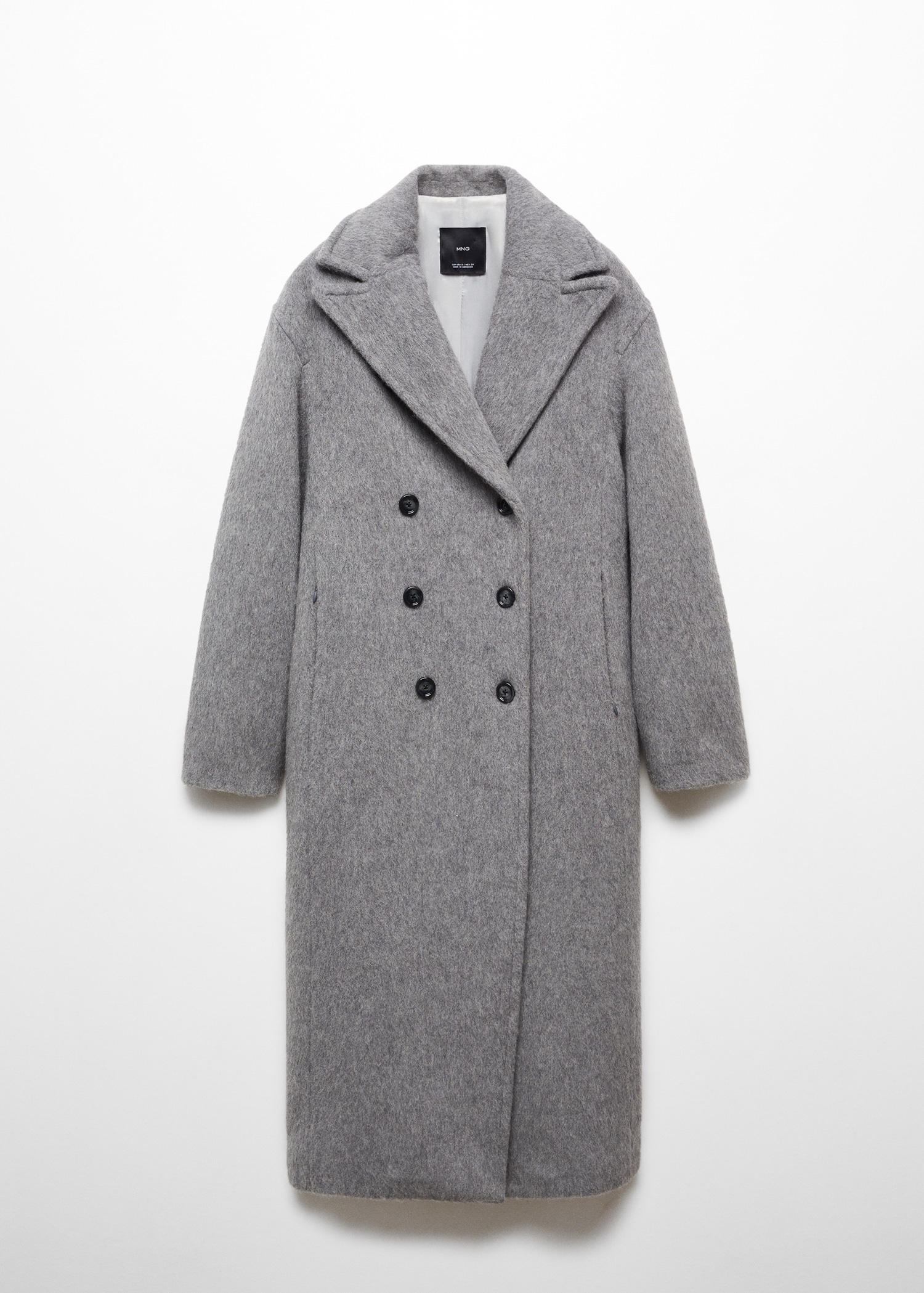 Double-breasted wool coat - Article without model