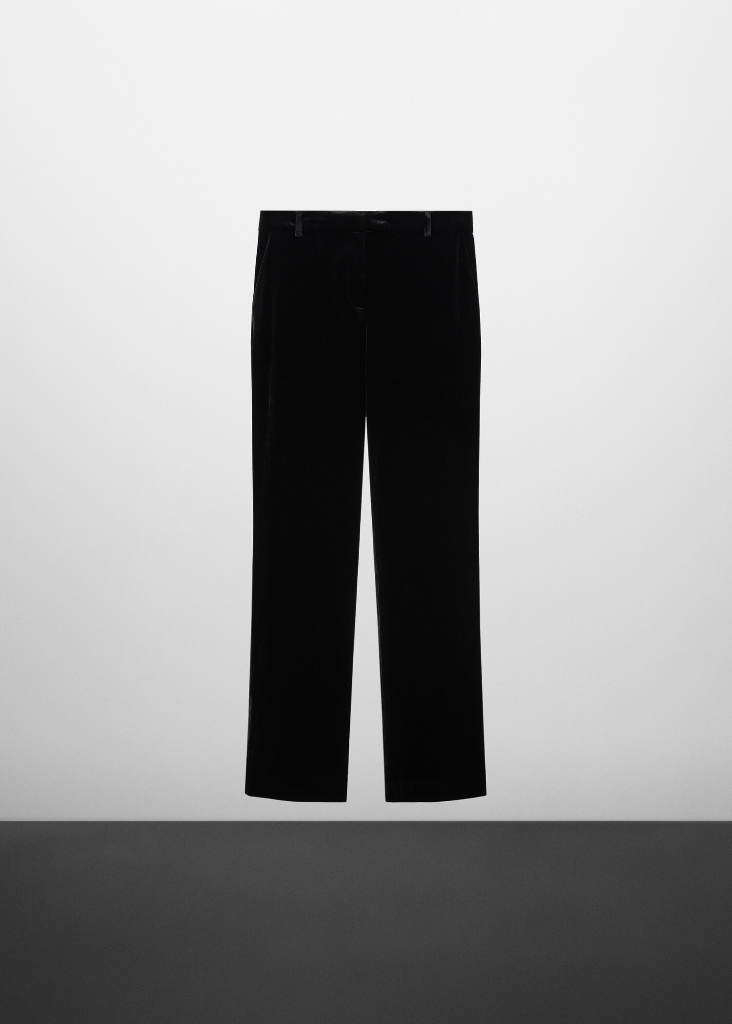 Velvet wideleg trousers - Article without model