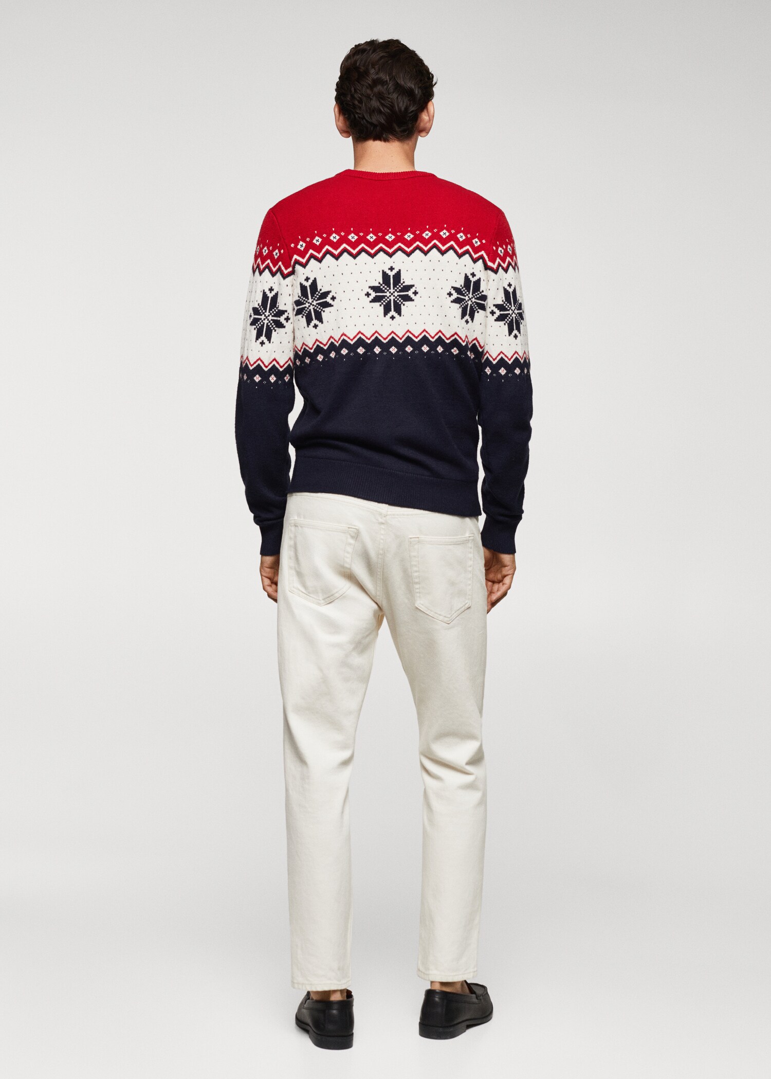 Jersey jacquard navideño - Reverso del artículo