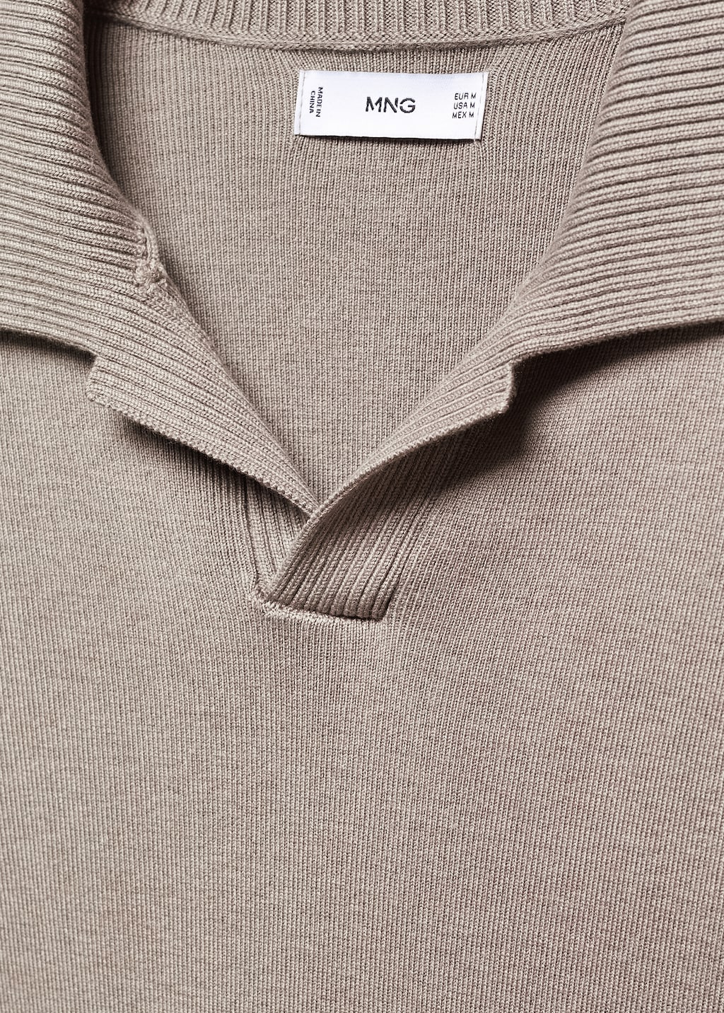 Pull over laine col polo