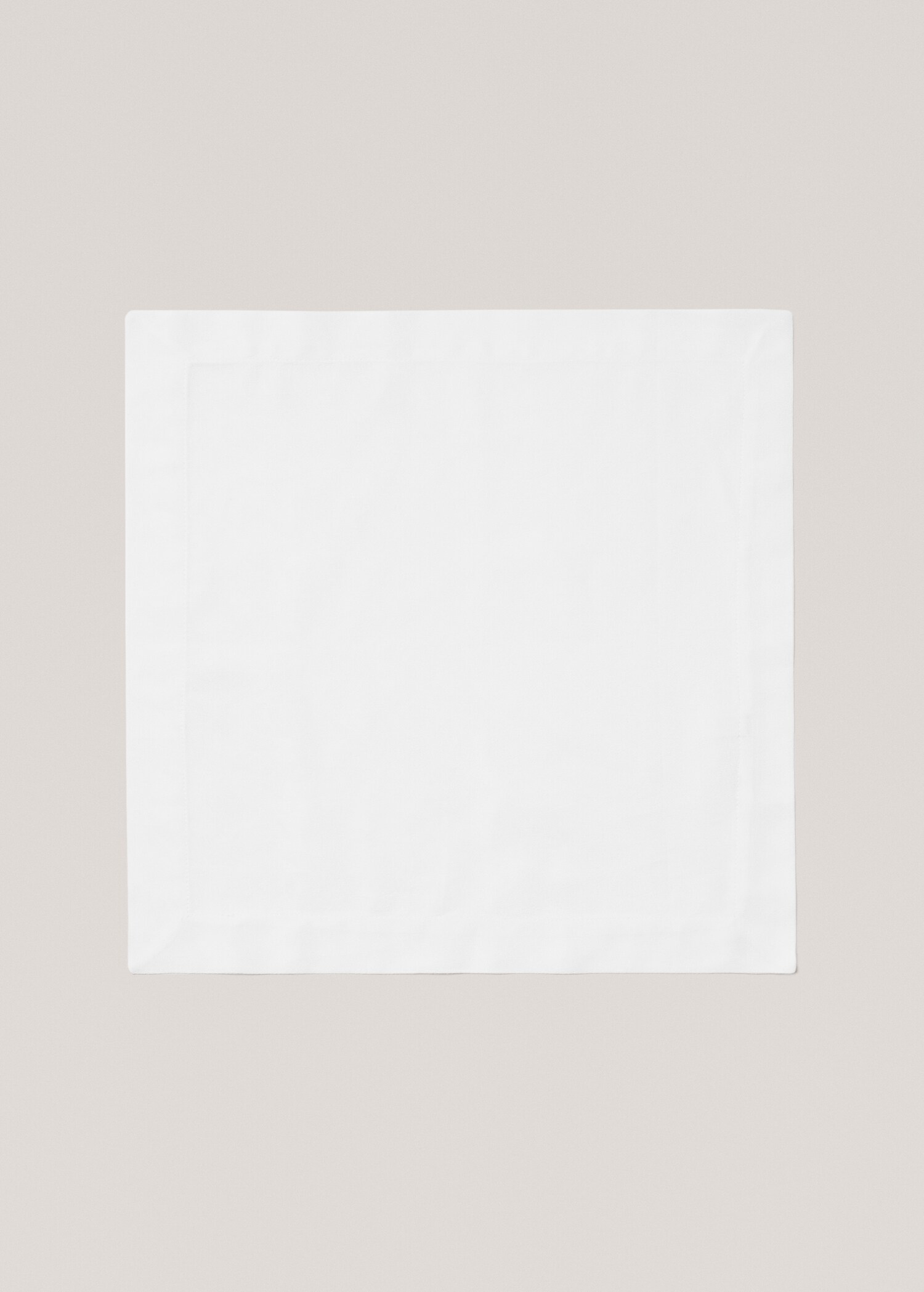 Jacquard floral cotton napkin - Article without model