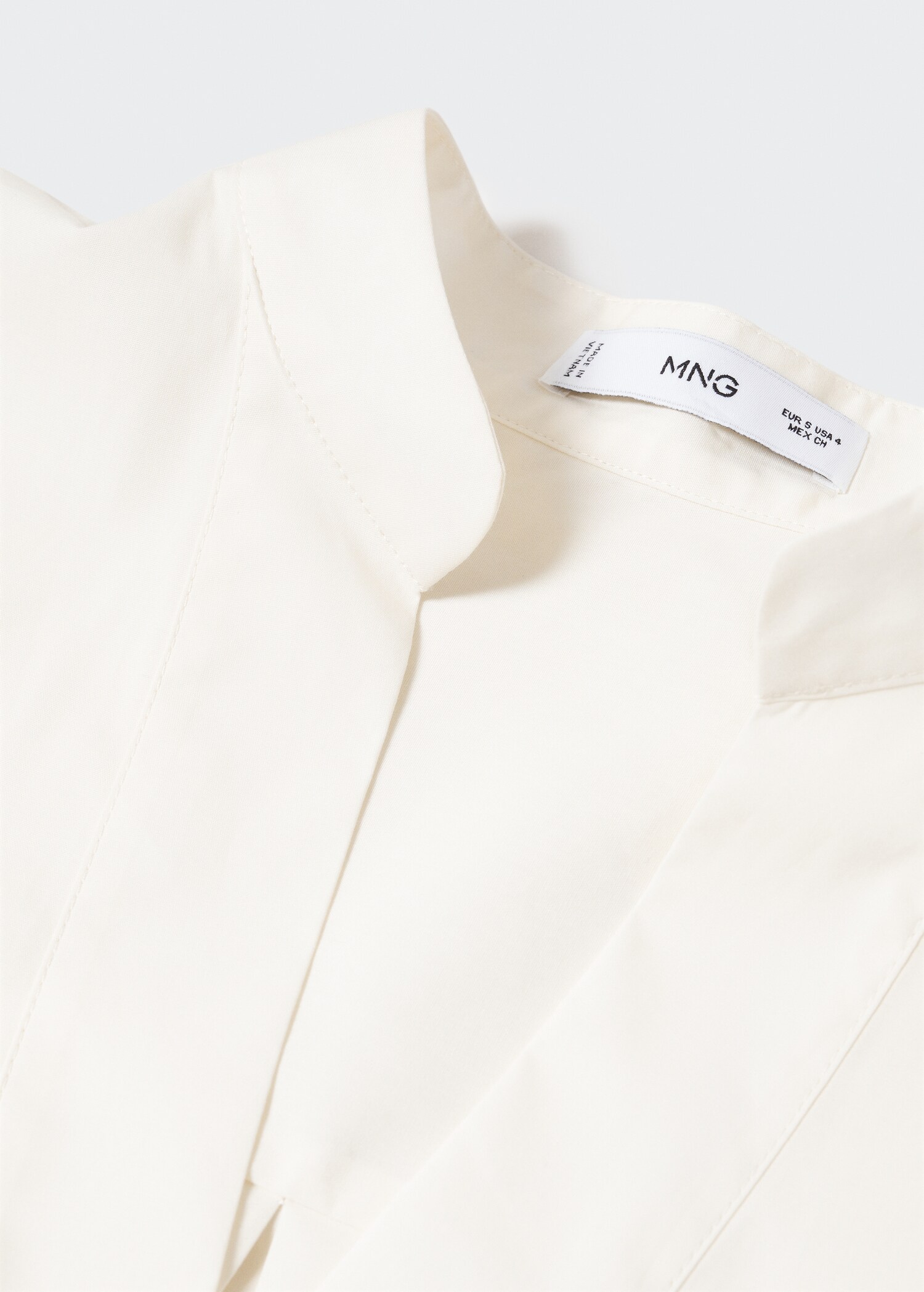 Blusa oversize cuello pico - Detalle del artículo 8