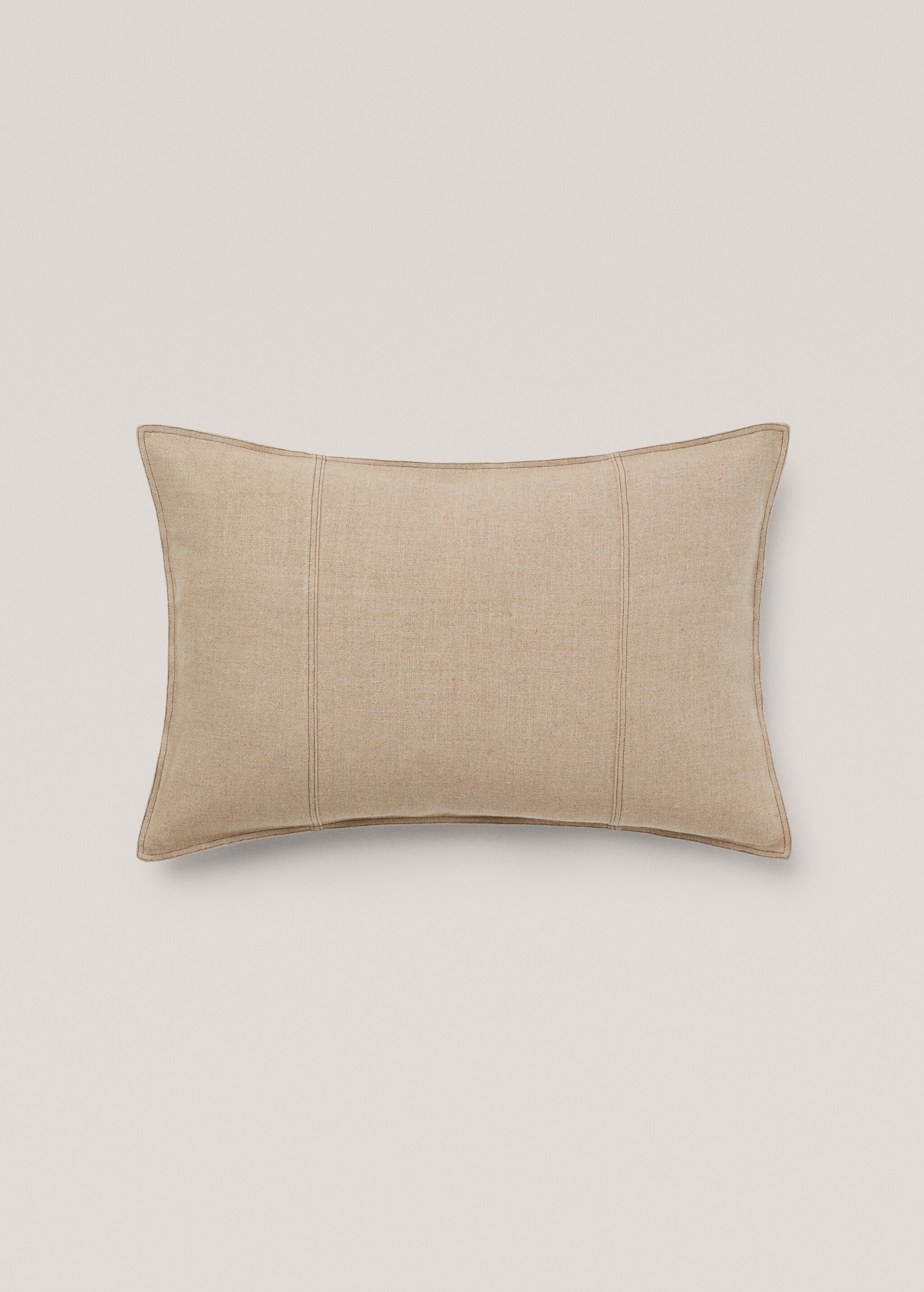100% linen stitched cushion cover 40x60cm - Article without model
