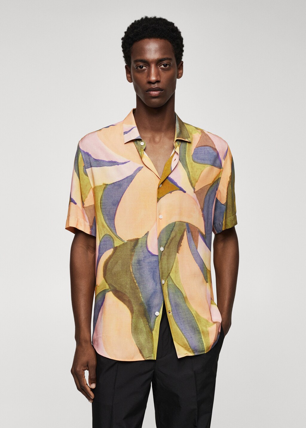 printed short shirt