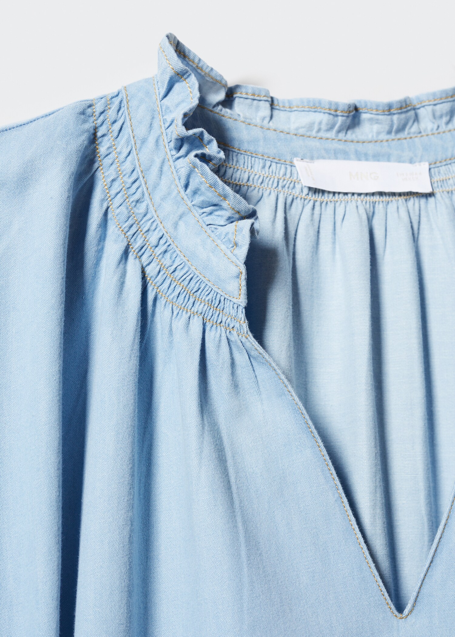 Robe volant manches bouffantes - Détail de l'article 8