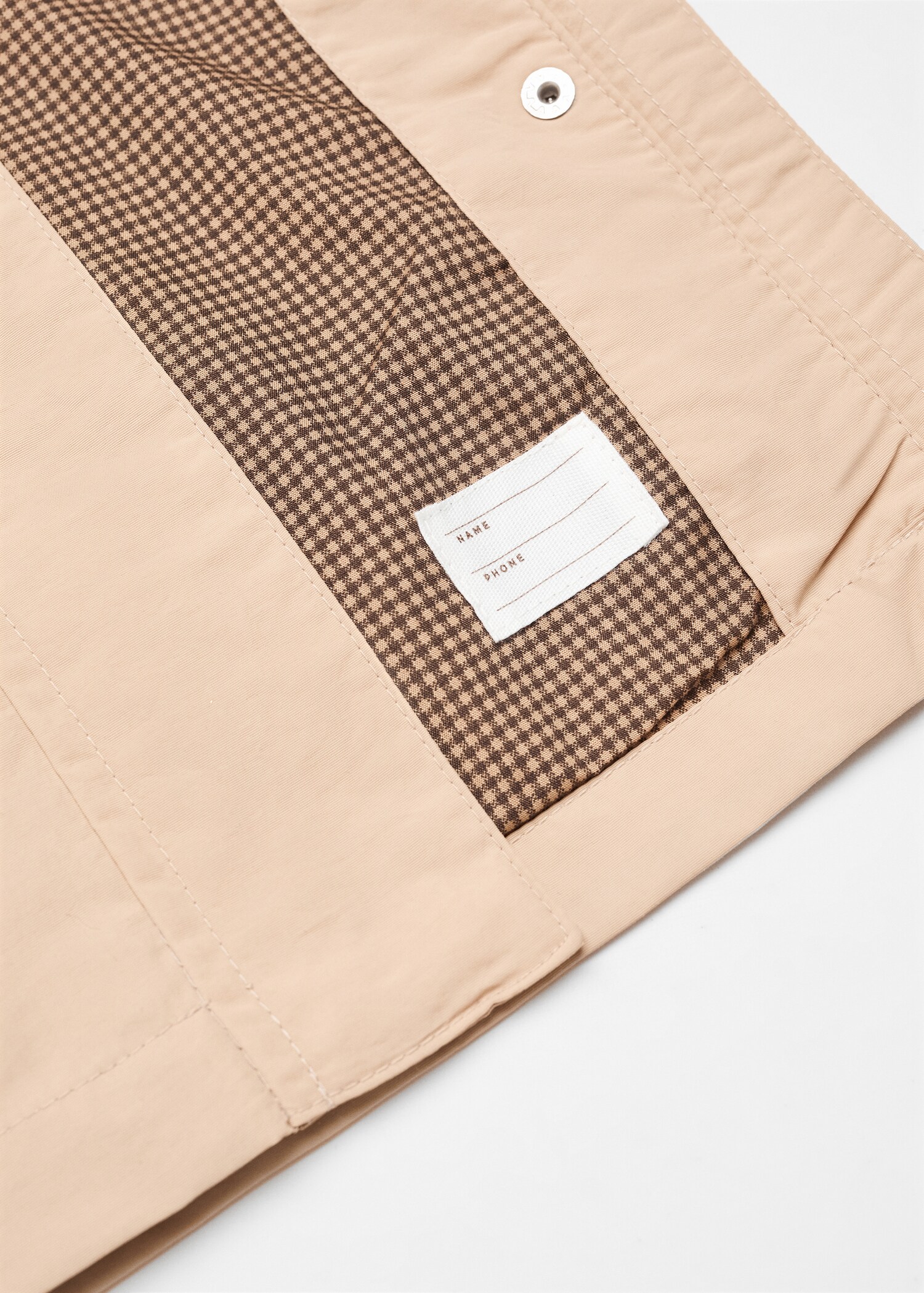 Hooded water-repellent parka - Details of the article 8