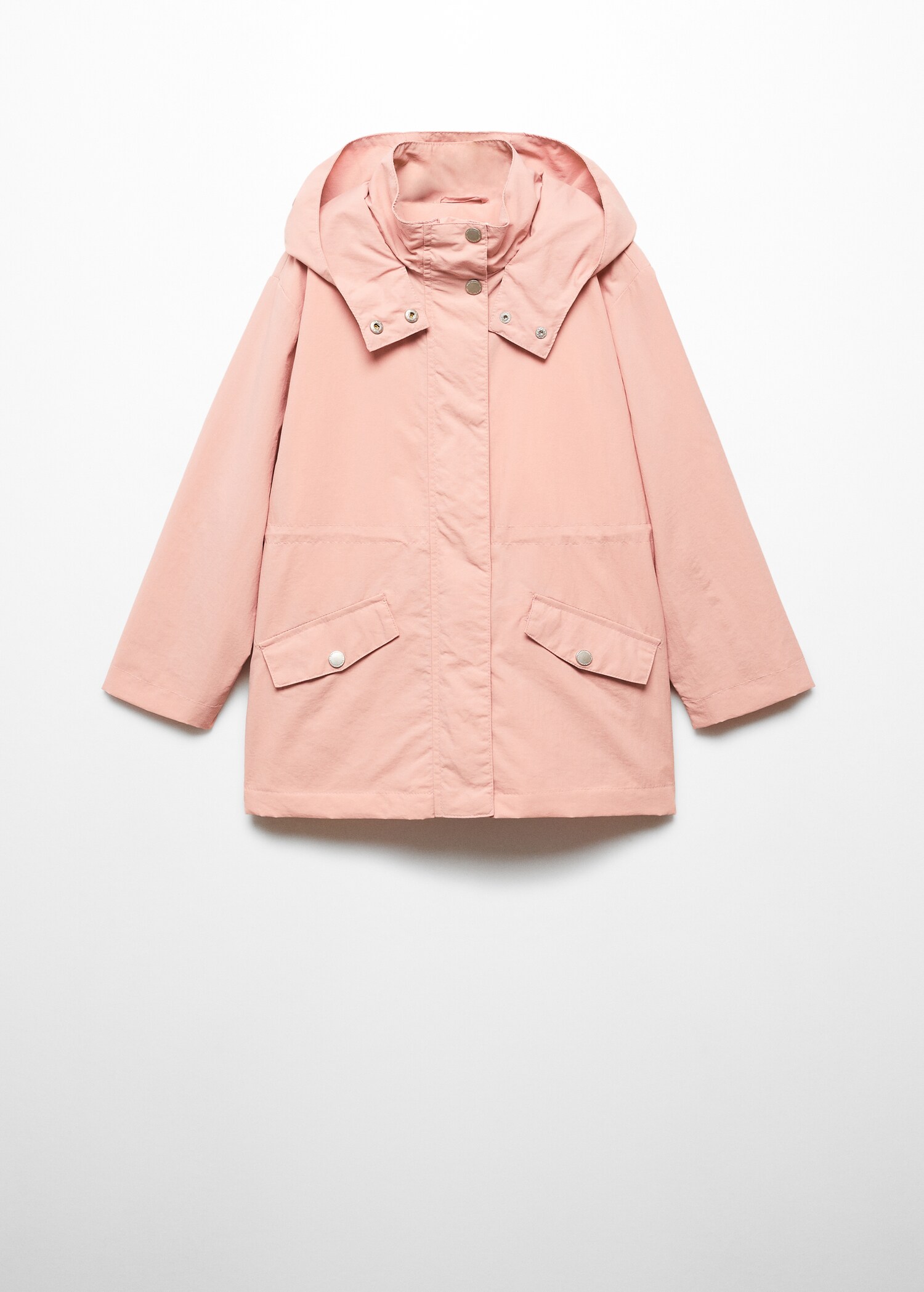 Hooded water-repellent parka - Article without model