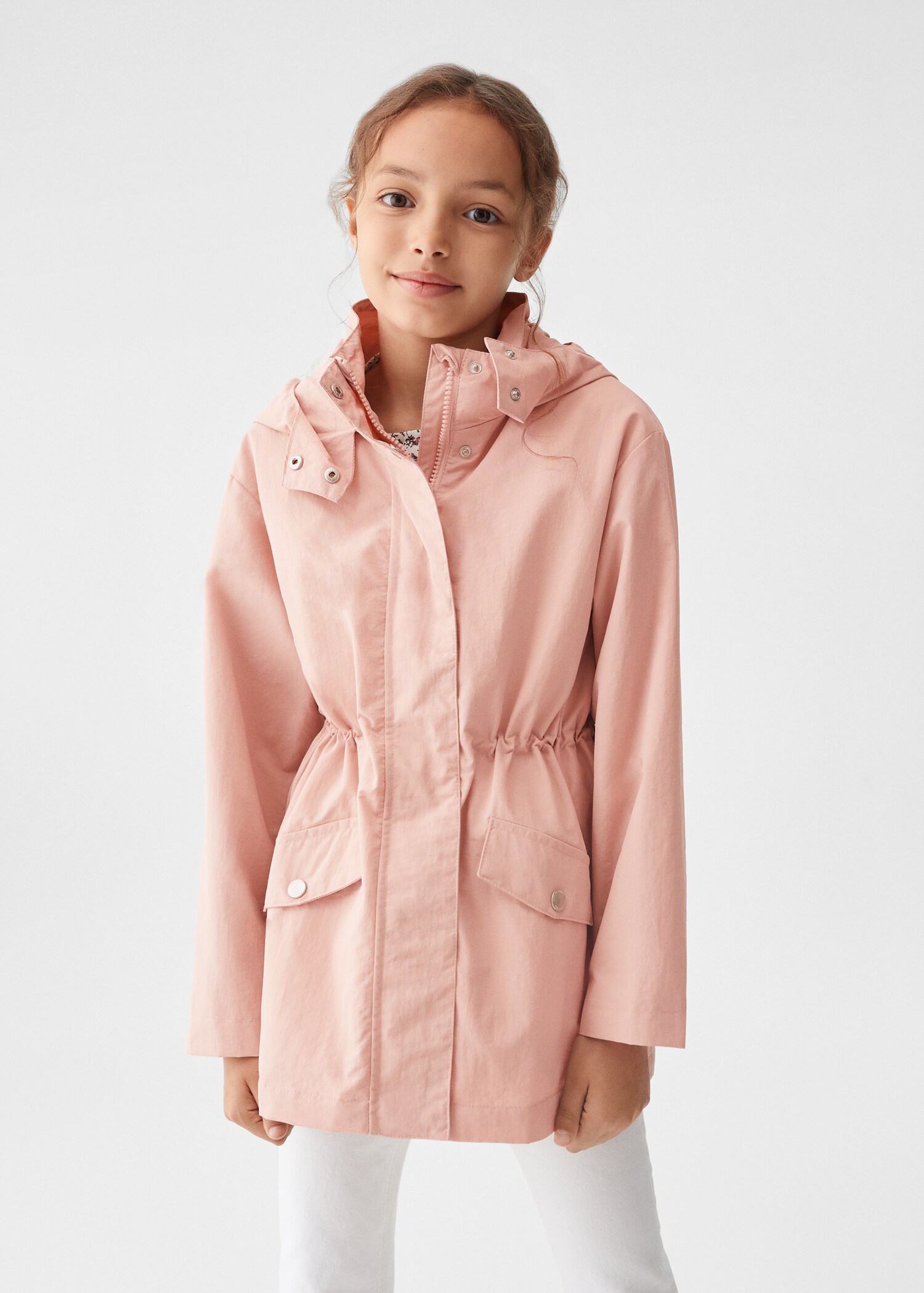 Hooded water-repellent parka - Details of the article 4