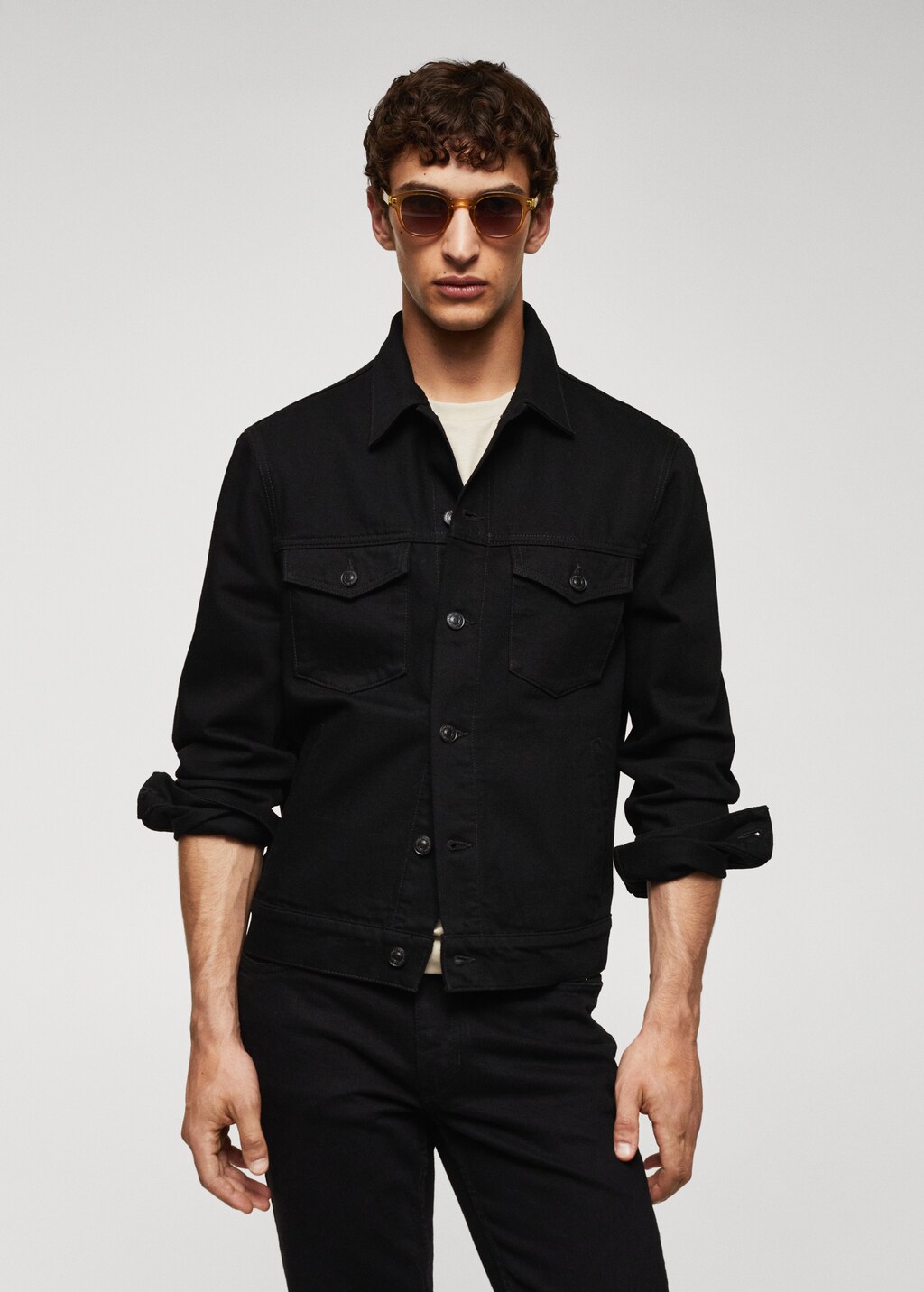 Basic denim jacket Men MANGO Georgia