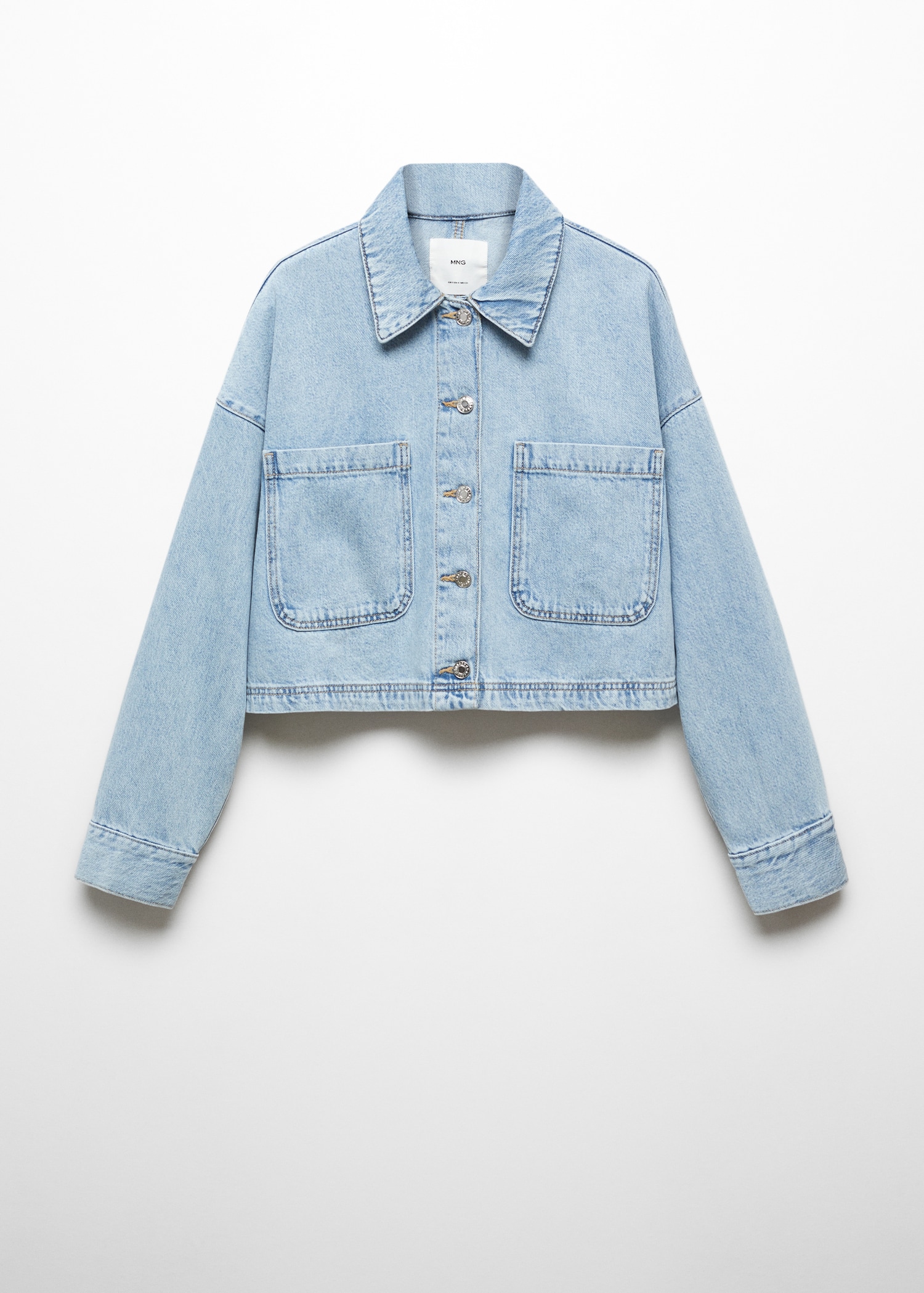 Pocket denim overshirt - Article without model