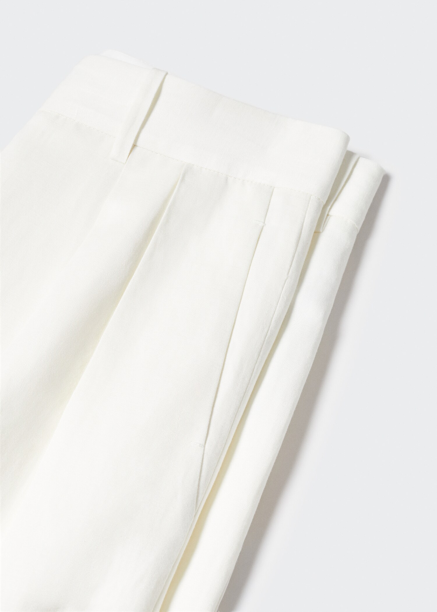 Wideleg pleated trousers - Details of the article 8