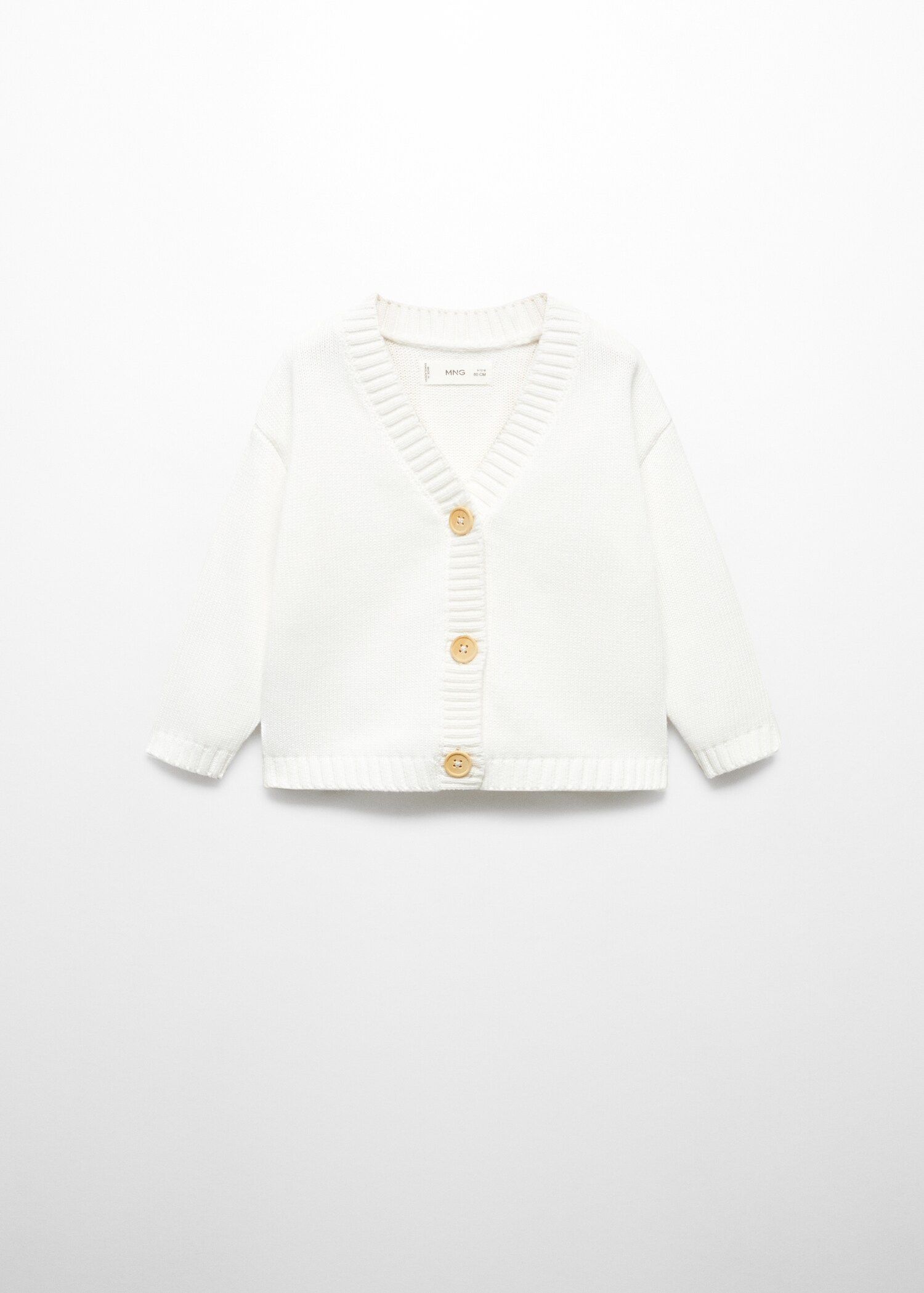 Cotton-blend cardigan - Article without model