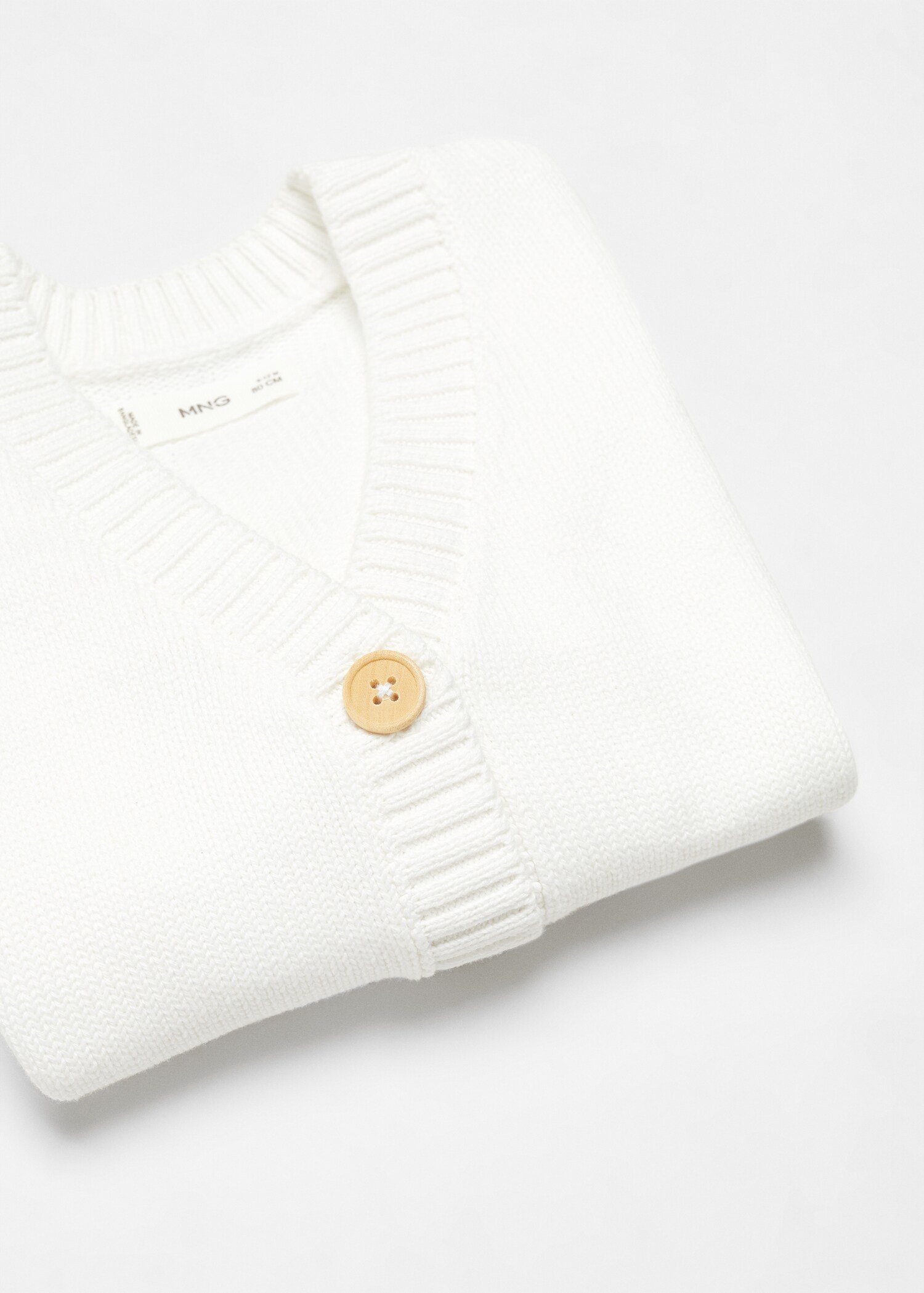 Cotton-blend cardigan - Details of the article 0
