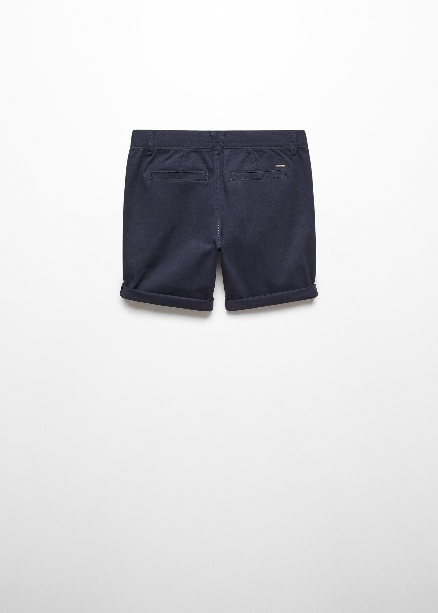 Baumwoll-Bermudashorts - Rückseite des Artikels