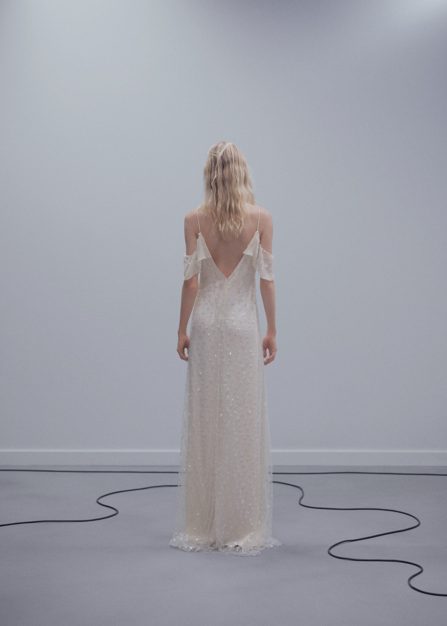 Vestido gasa volantes - Reverso del artículo