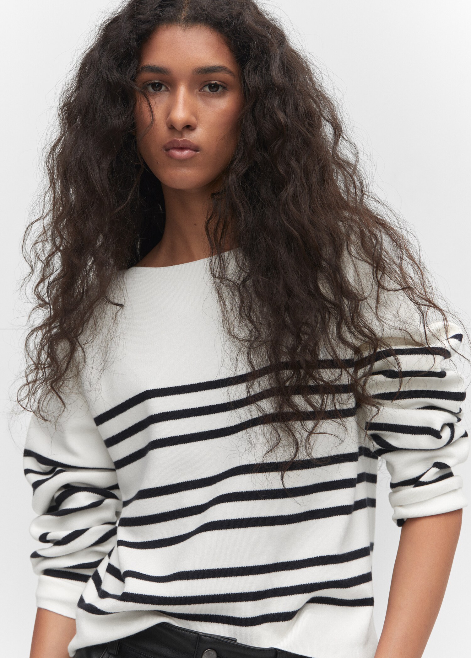 Pull maille col bateau  - Détail de l'article 1