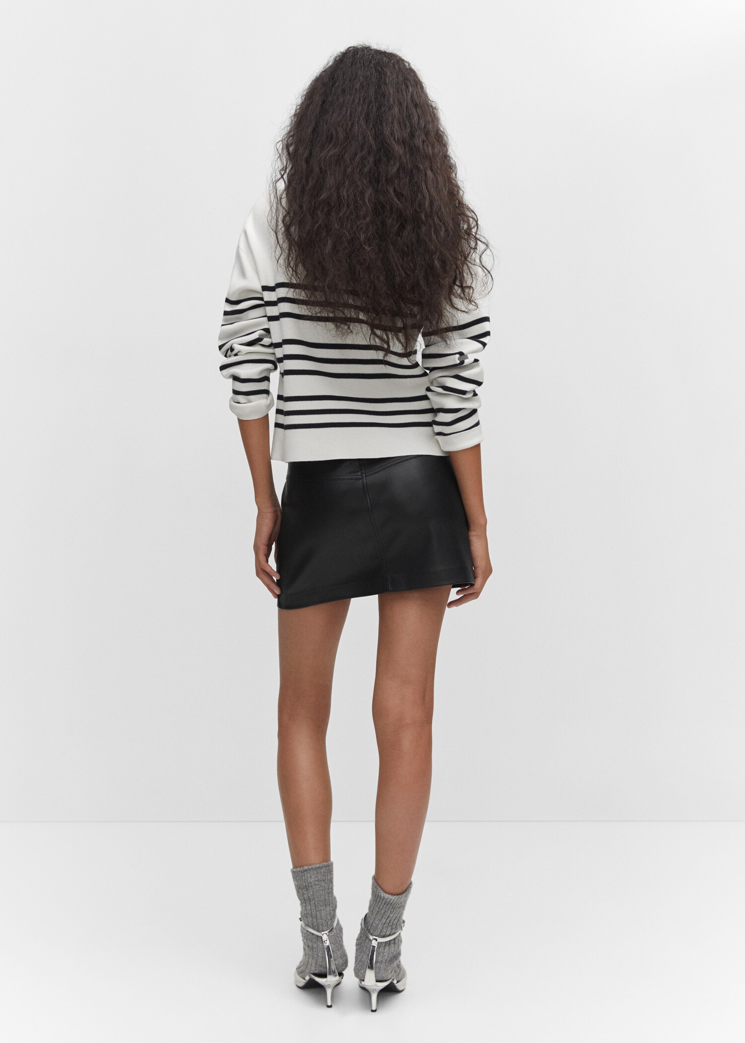 Pull maille col bateau  - Verso de l’article