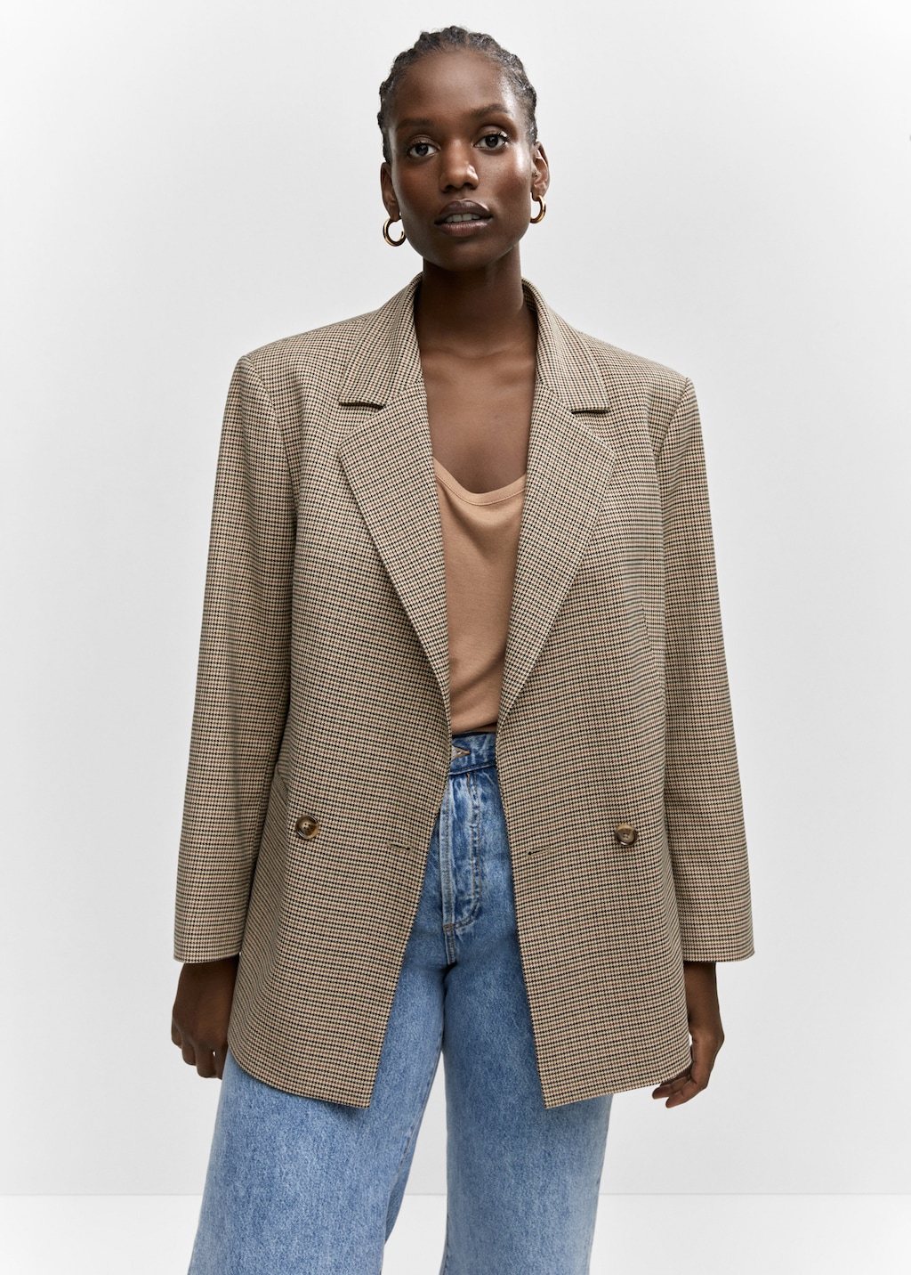 Double breasted blazer Women MANGO Montenegro