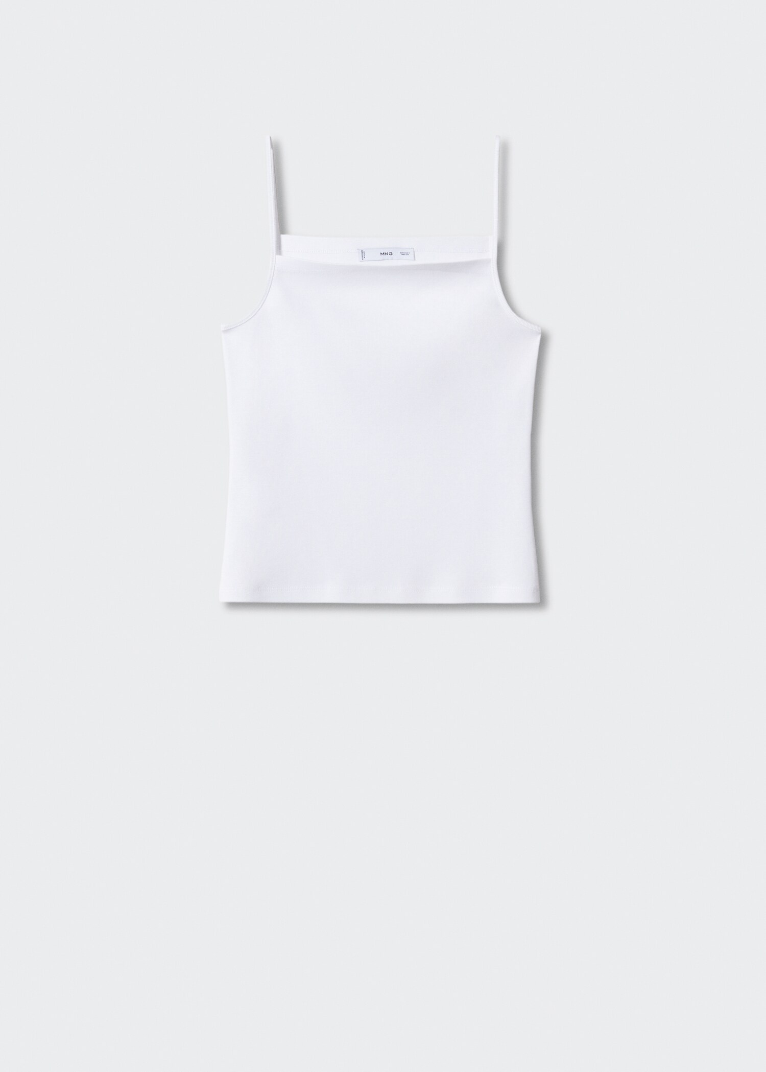 Top tirantes cuello recto - Artículo sin modelo