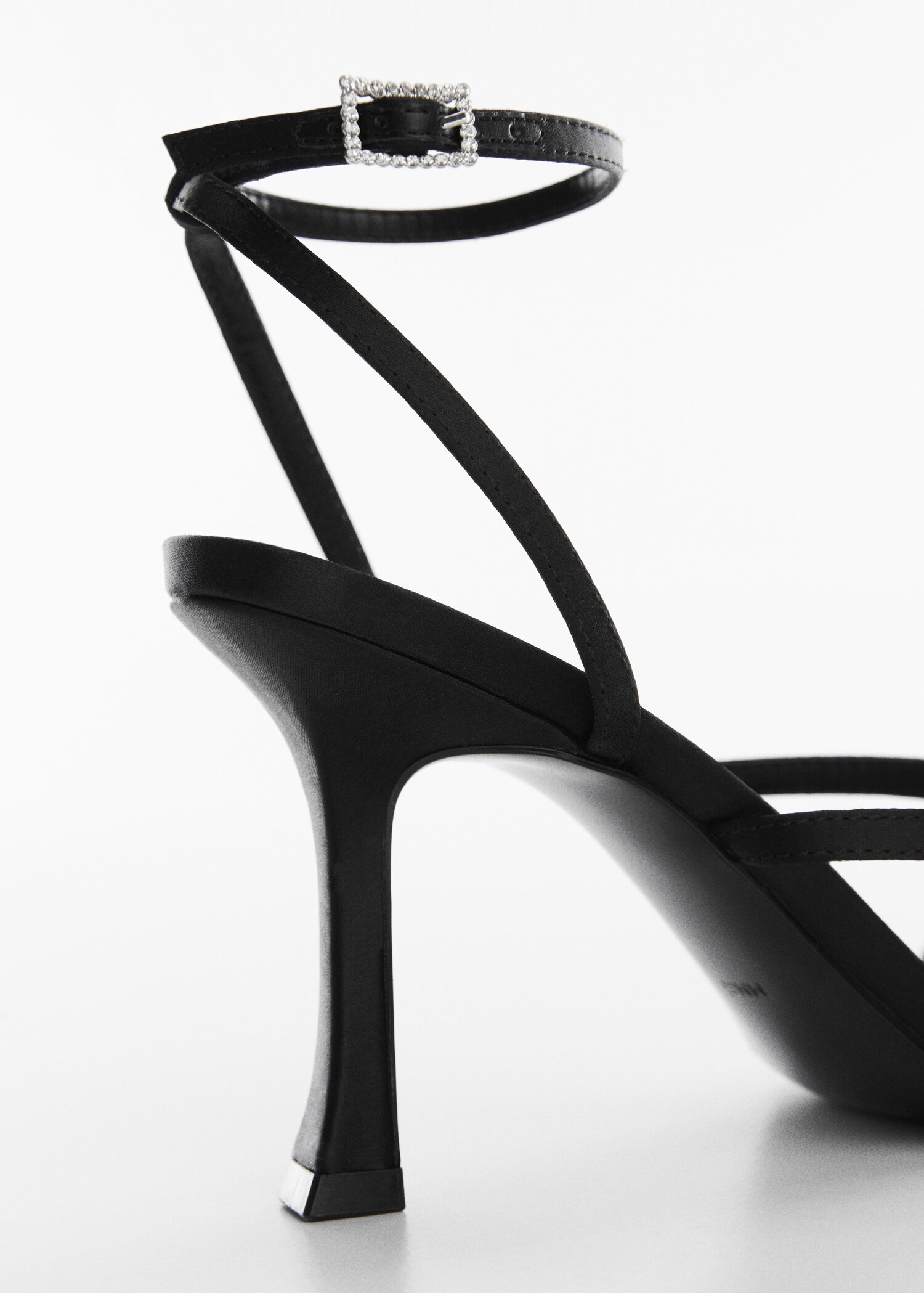 Sandals with rhinestone buckle detail  - Details of the article 1