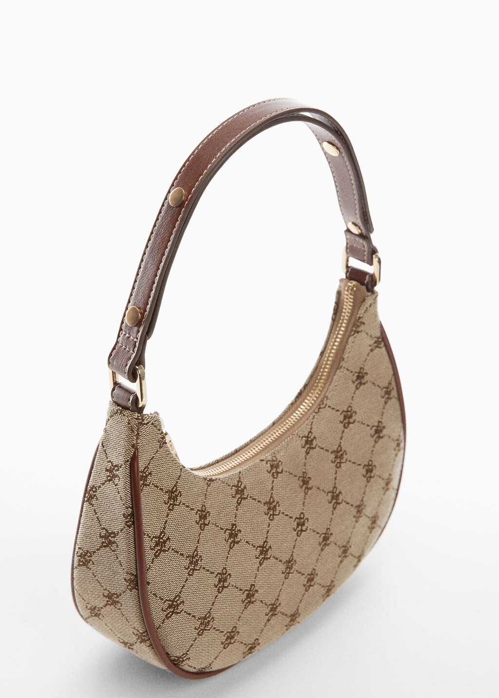 Jacquard shoulder bag Women MANGO Gibraltar