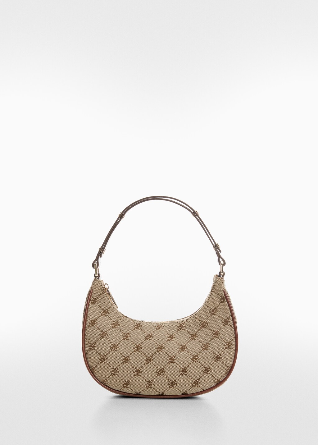 Jacquard shoulder bag Women MANGO Gibraltar