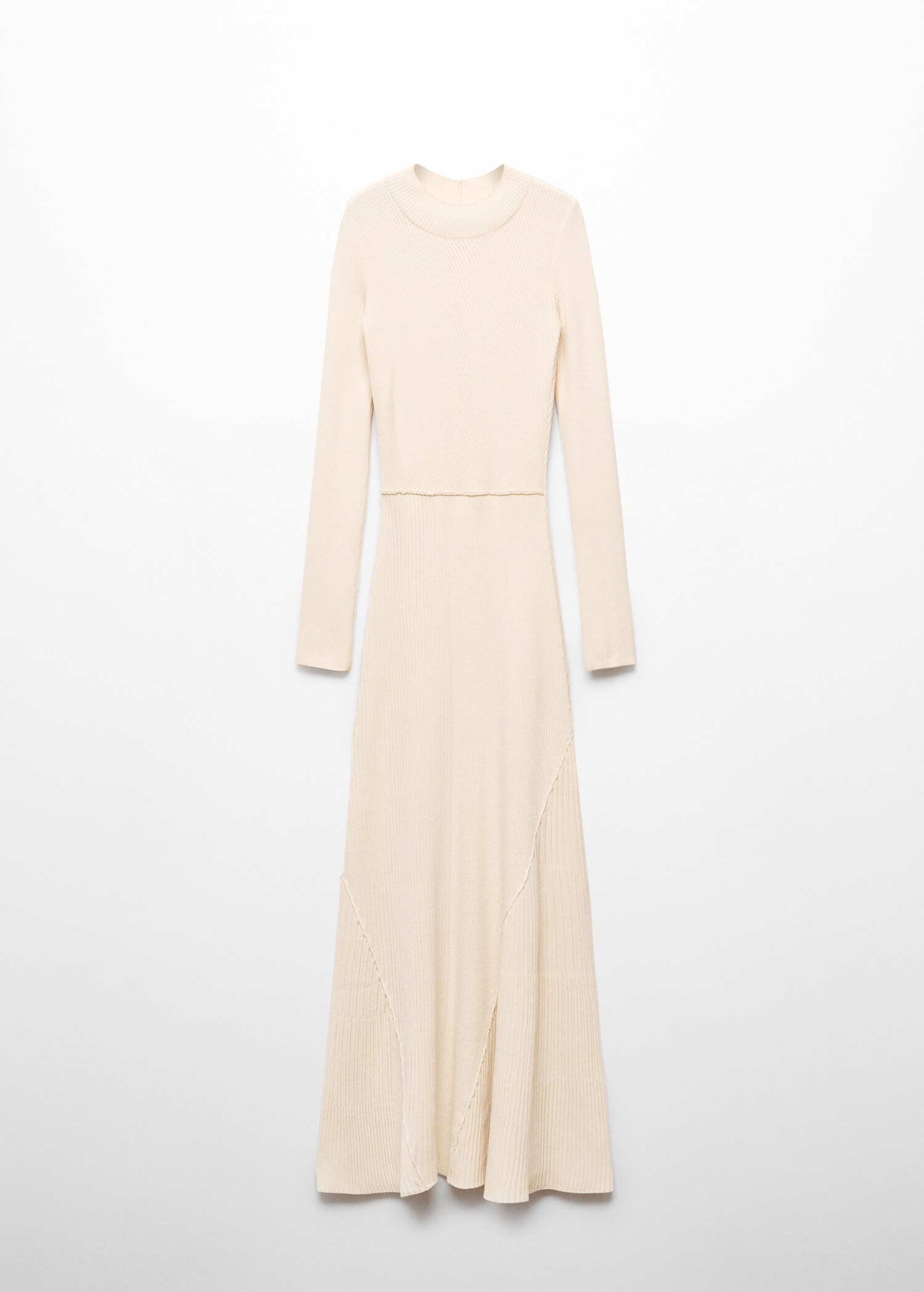 Knitted dress with stitching detail - Article without model