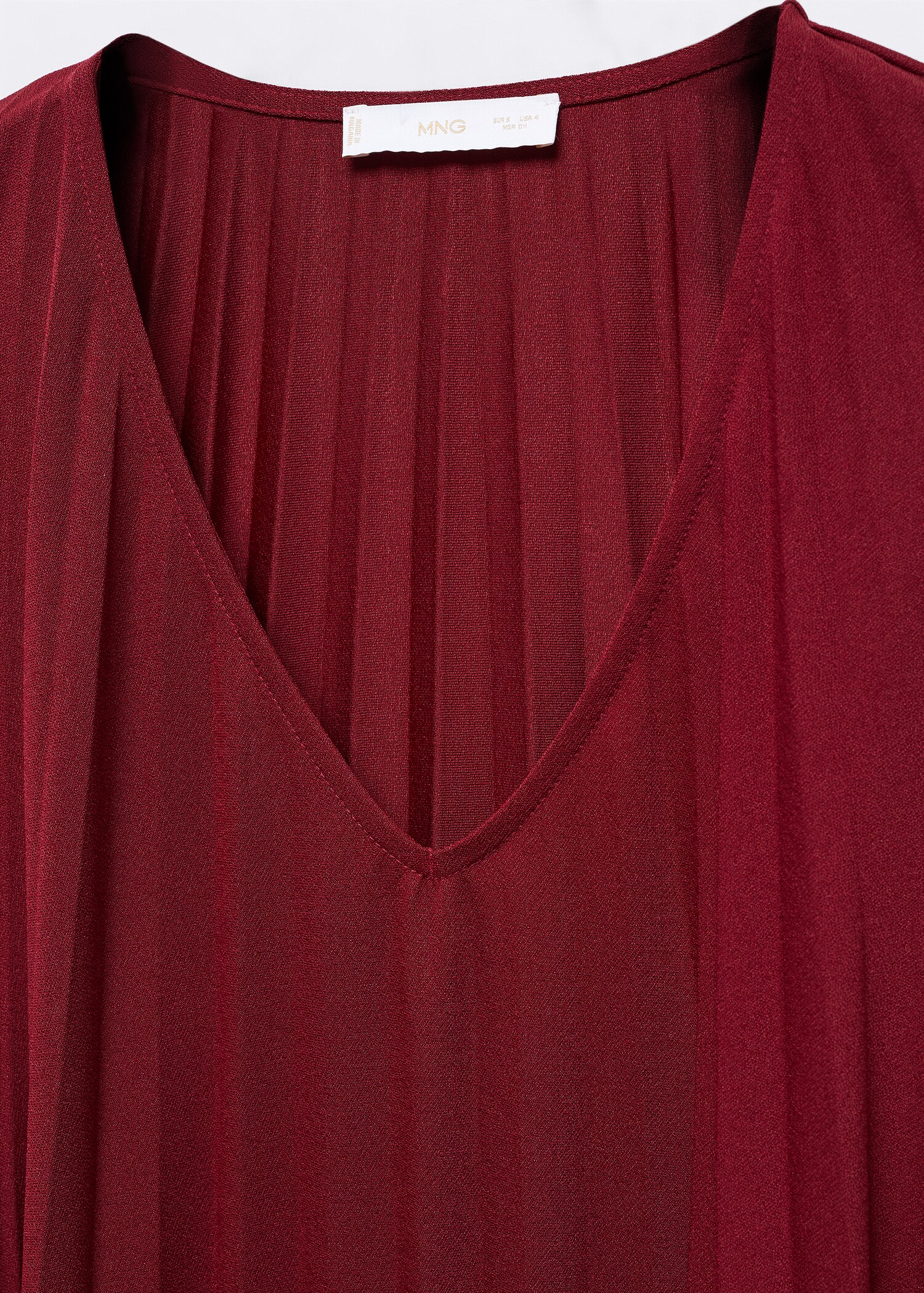 Vestido midi plisado - Detalle del artículo 8