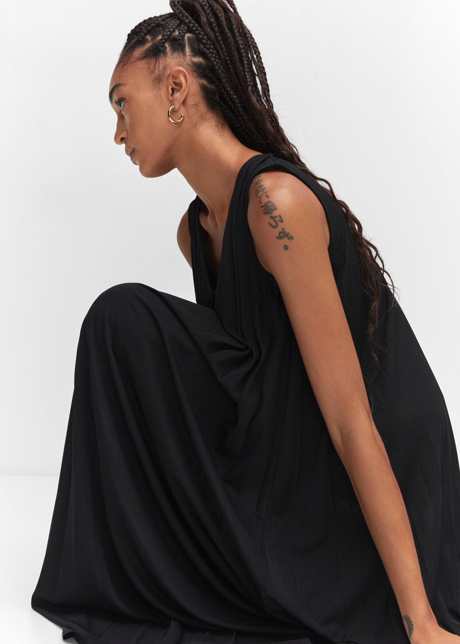 Vestido midi plisado - Detalle del artículo 2